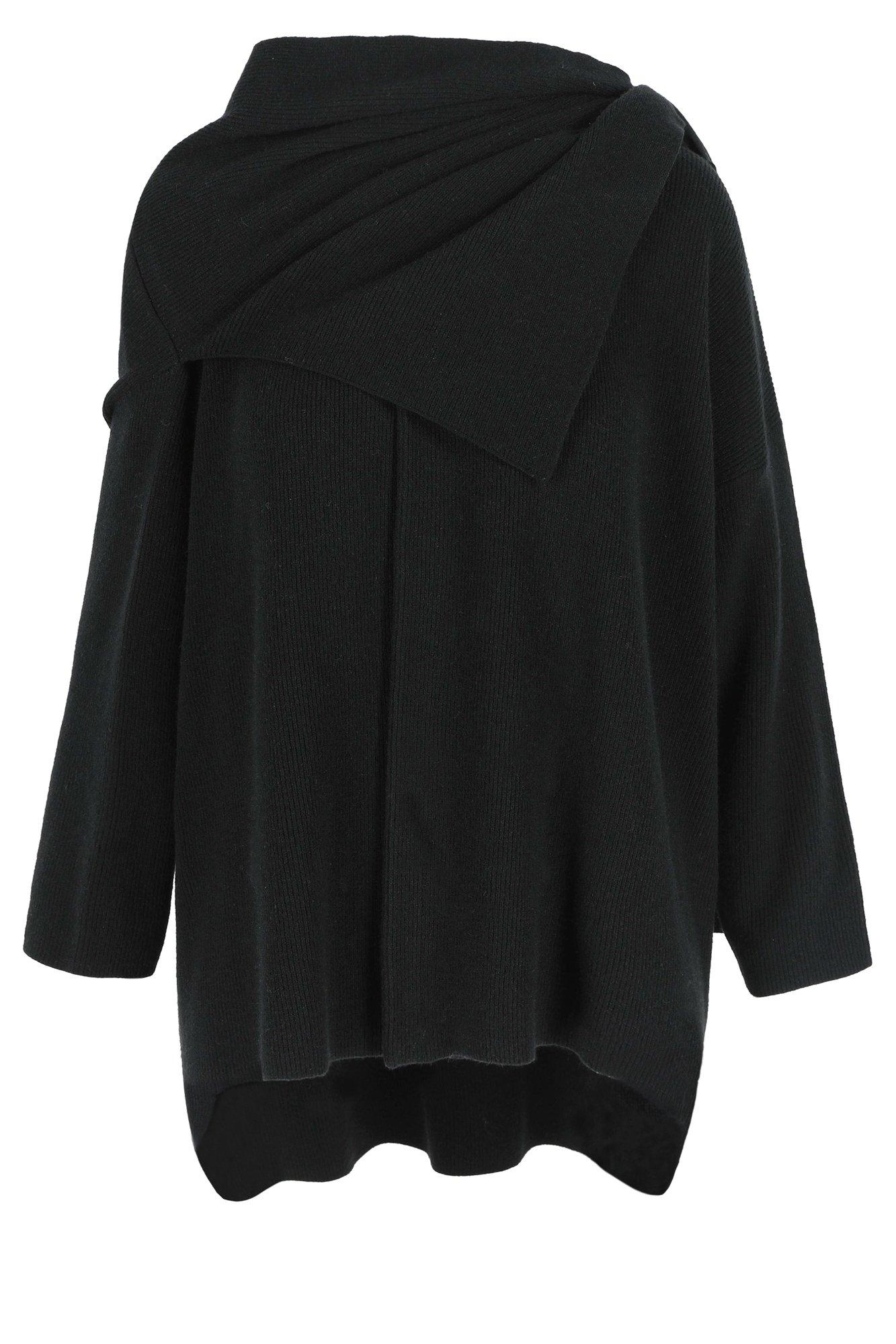 Cardigans - Cardigan-cape avec écharpe intégrée
