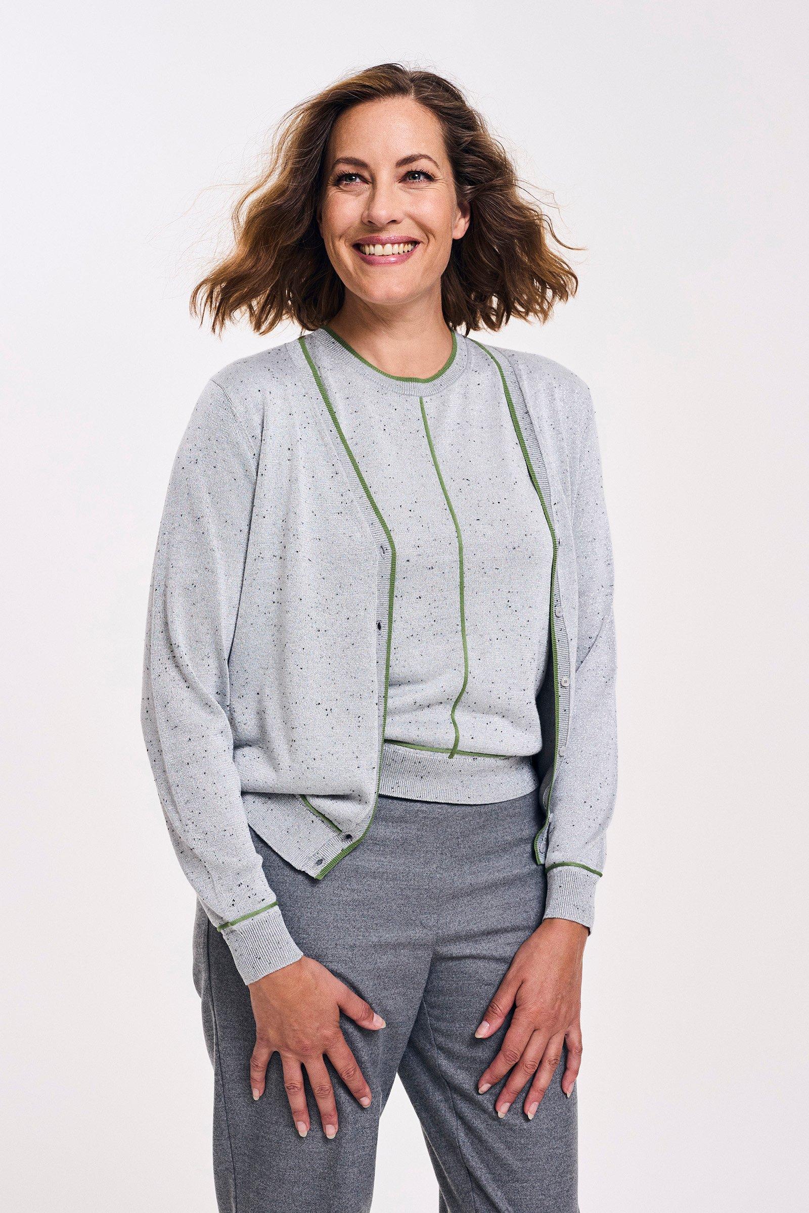 Cardigan bords contrastants - null - may