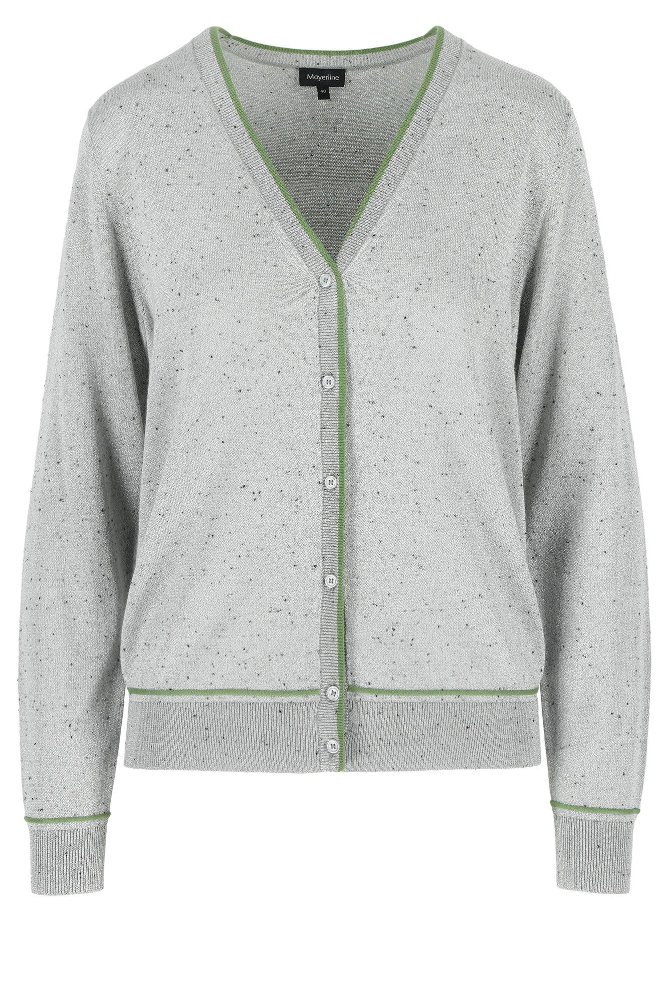 Cardigan - Cardigan met contrasterende bies