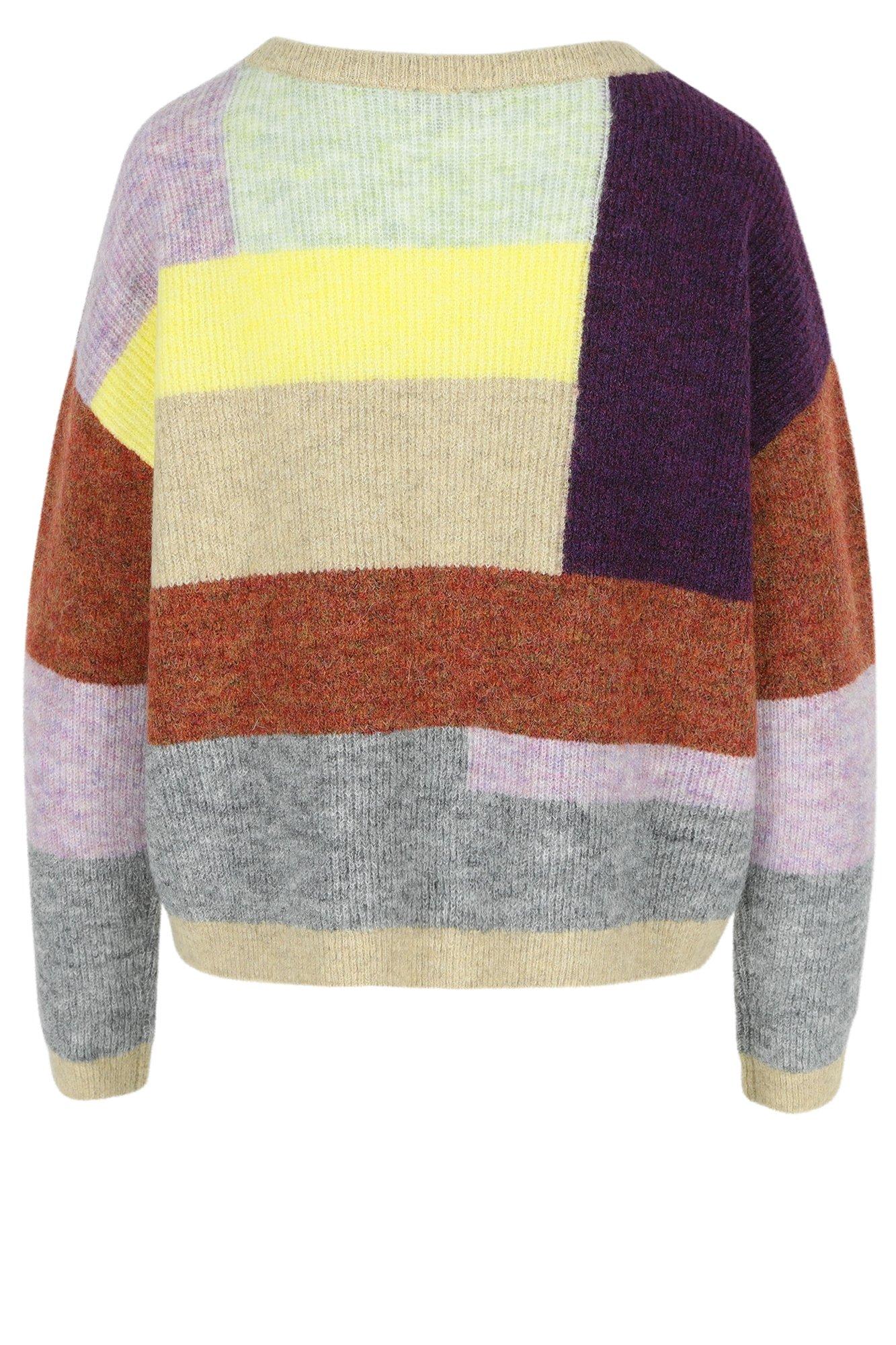 Truien - Oversized colourblocking trui