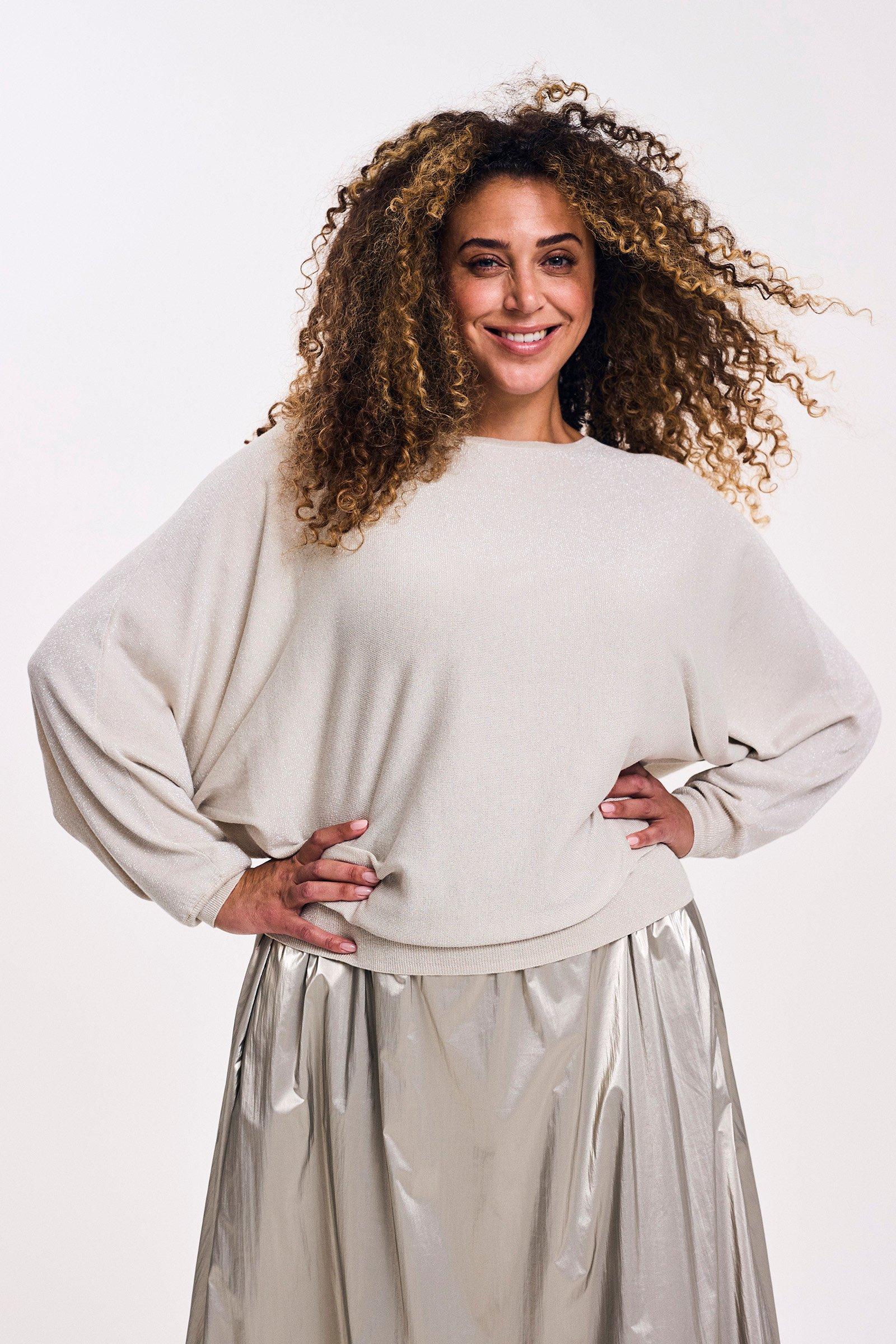Pulls - Pull chauve-souris avec lurex