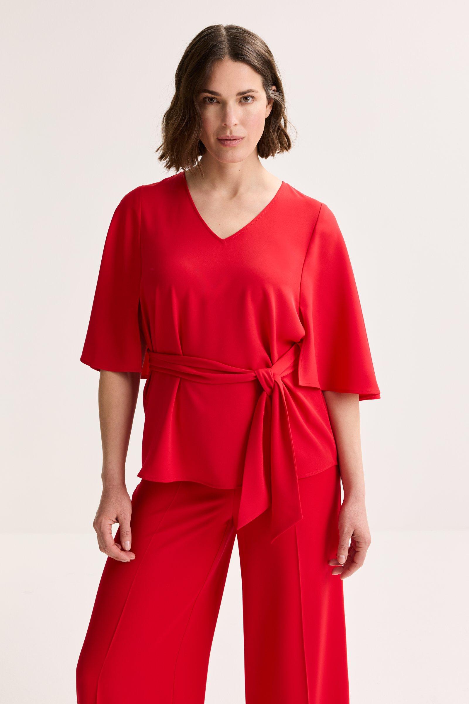 Mayerline Vleermuisblouse Met Bindceintuur