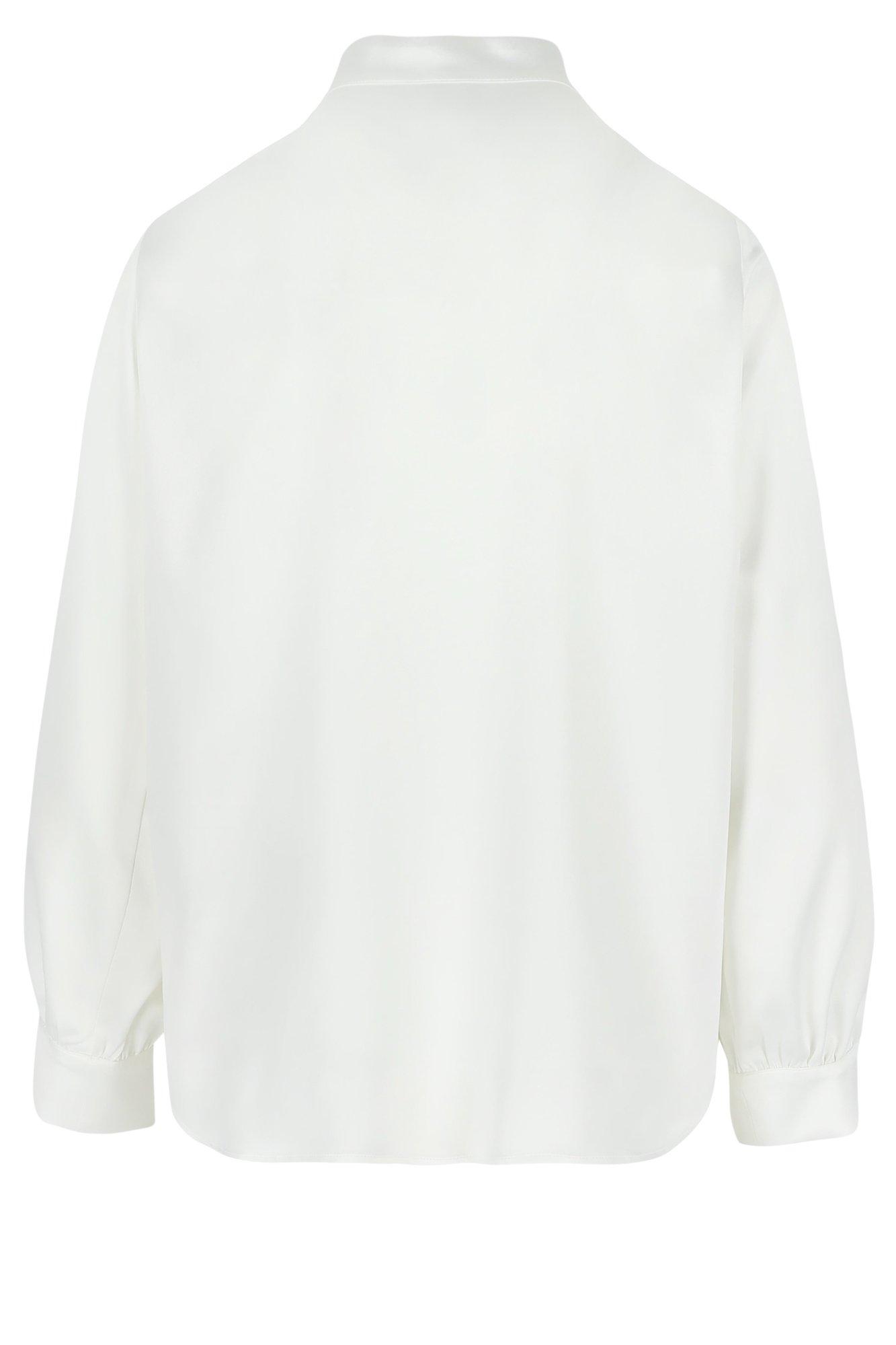 Hemden - Blouse in elastisch satijn