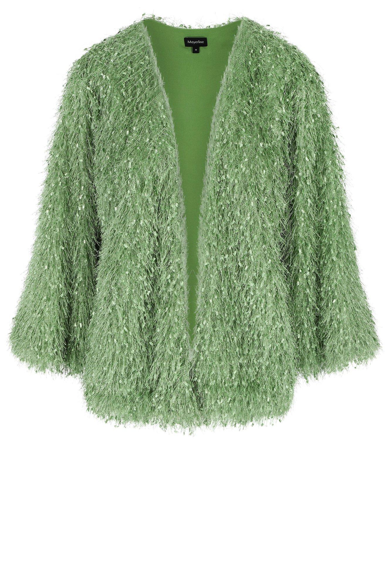 Cardigans - Cardigan à effet plumes