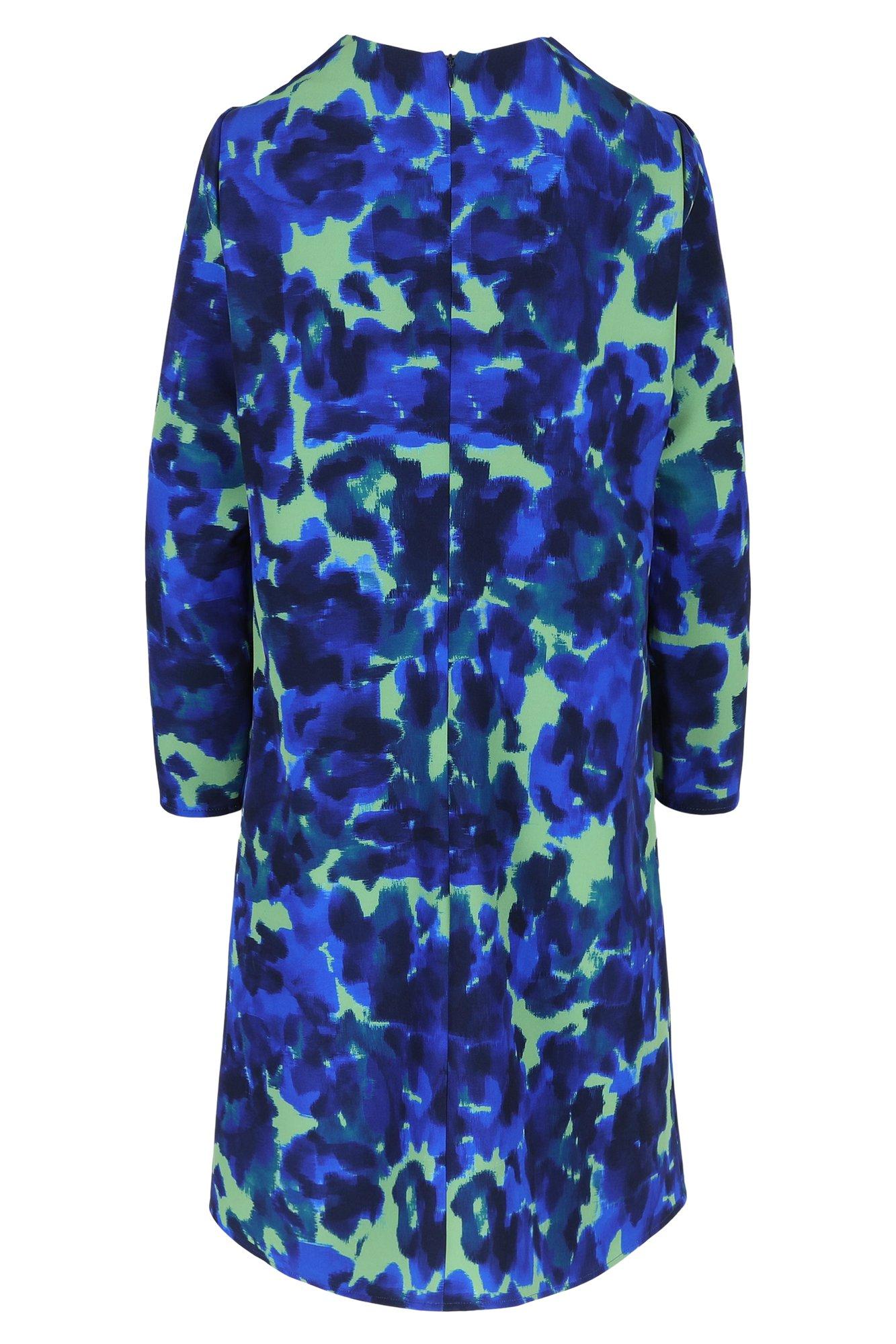 Kleedjes - Jurk in scuba met aquarelprint