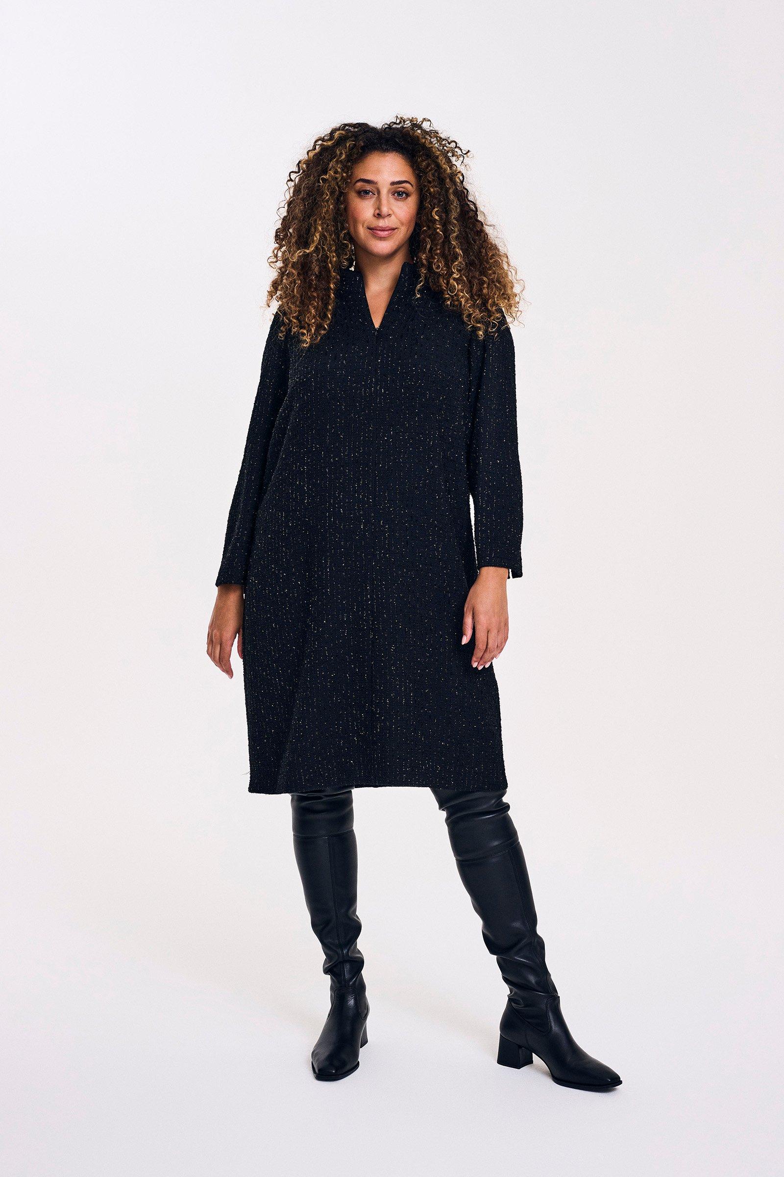 Robes - Robe de fête en tweed lurex