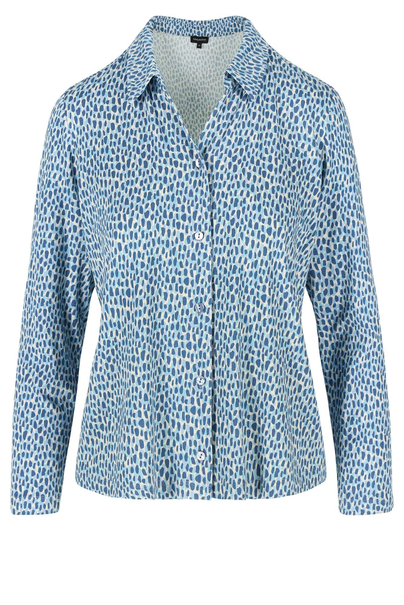 Hemden - Easy care jersey blouse