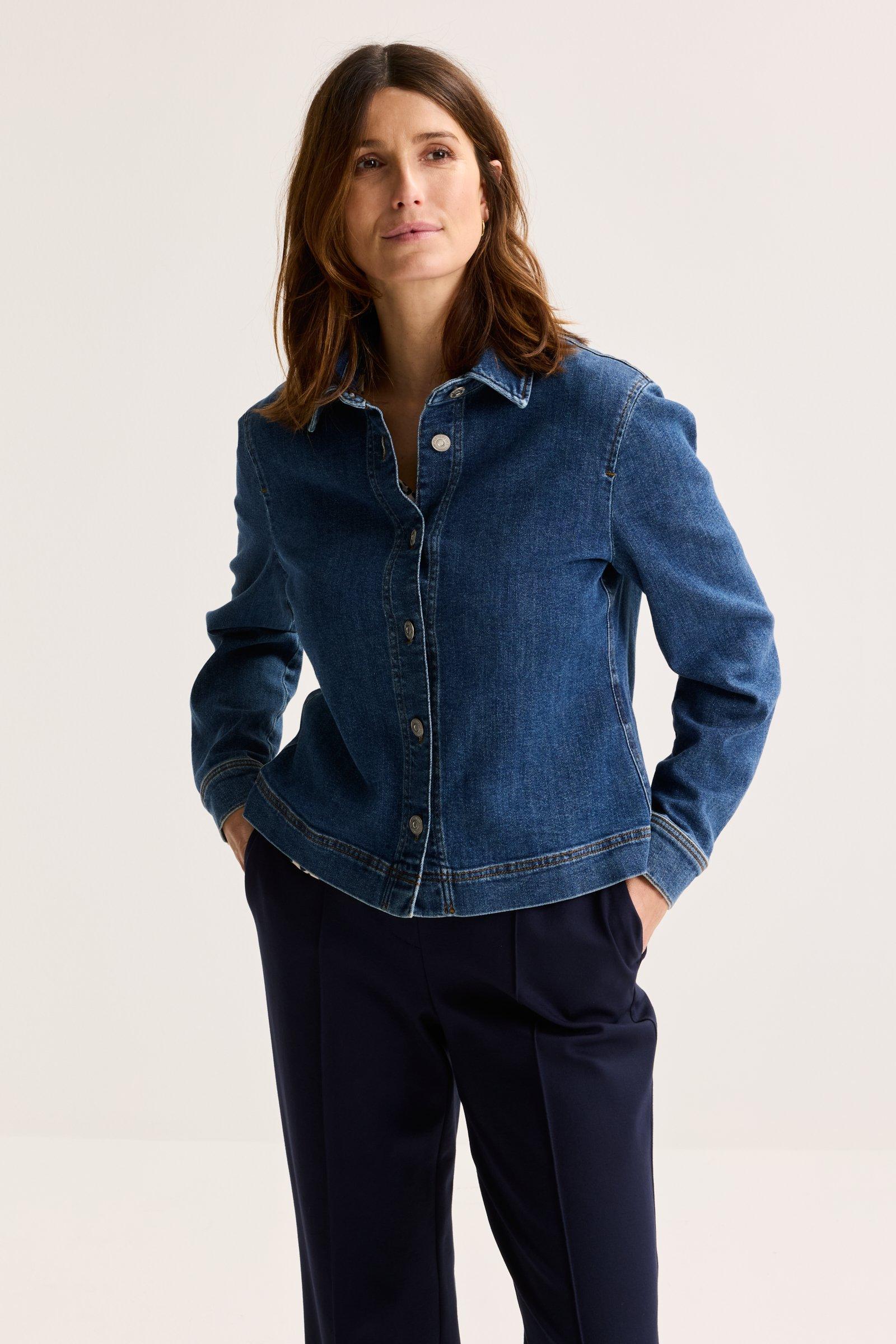 Veste cintrée en jeans - null - may