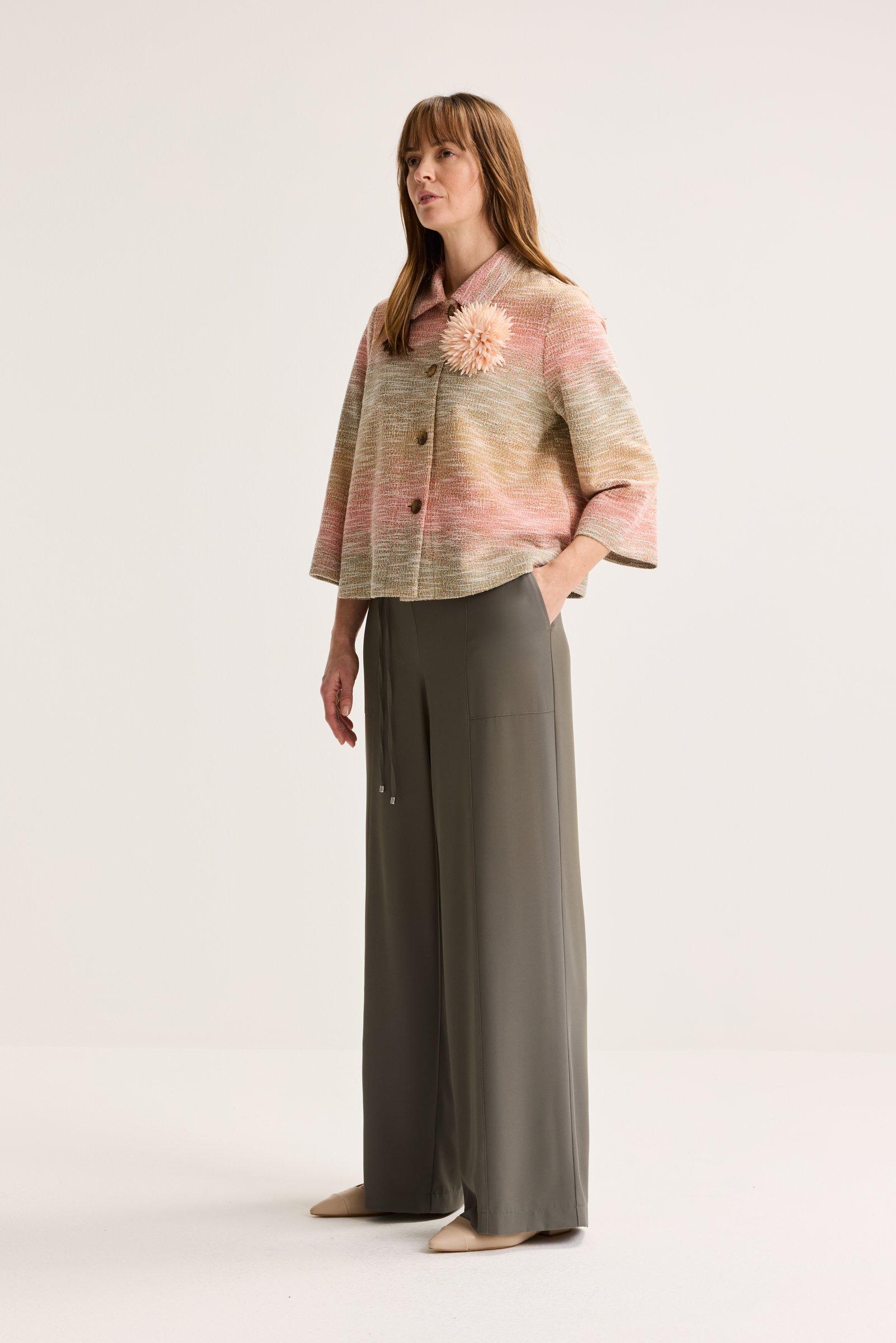 Blazers - Veste courte en tweed fin