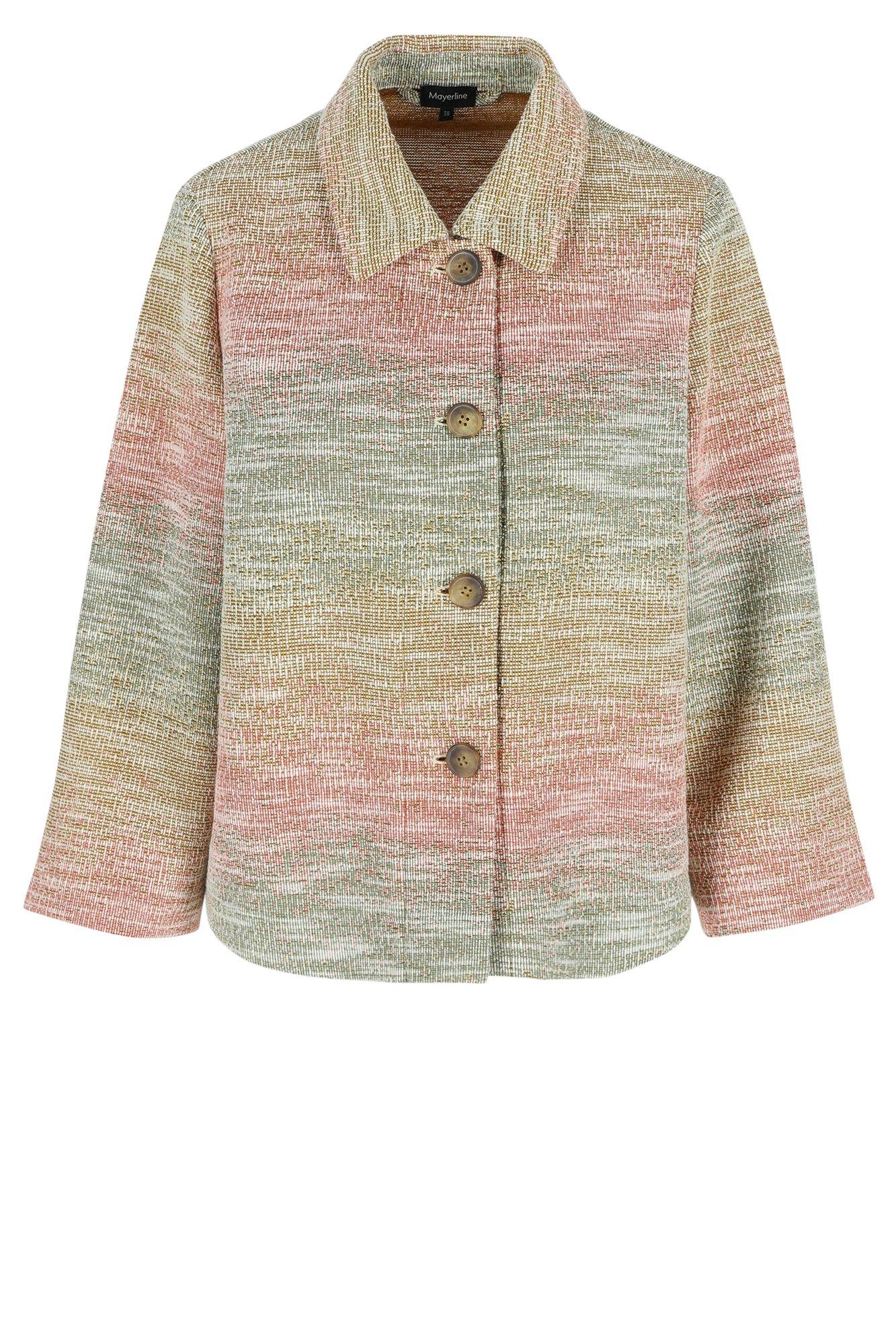 Blazers - Veste courte en tweed fin