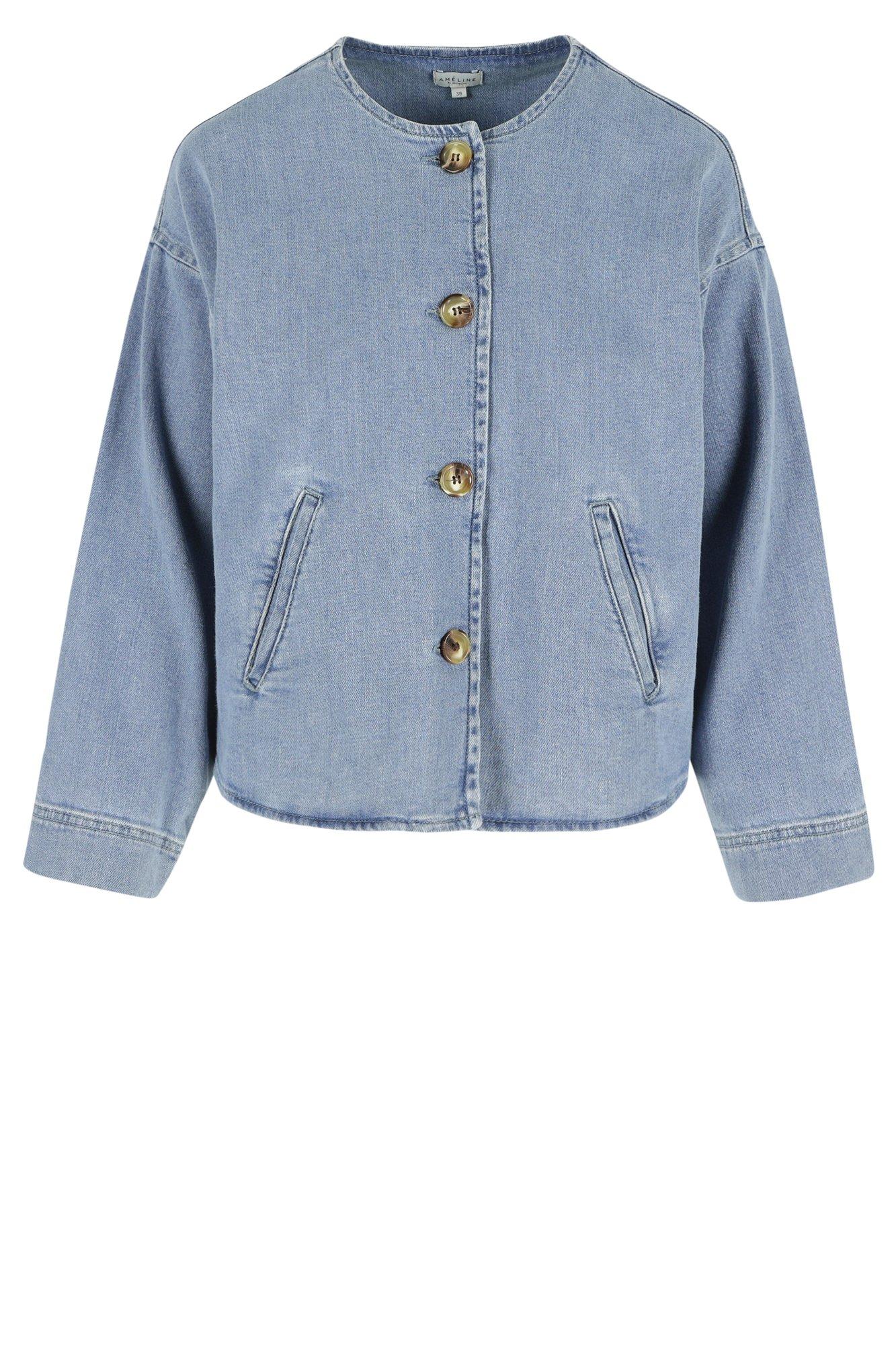 Blazers - Kraagloos jeansjasje