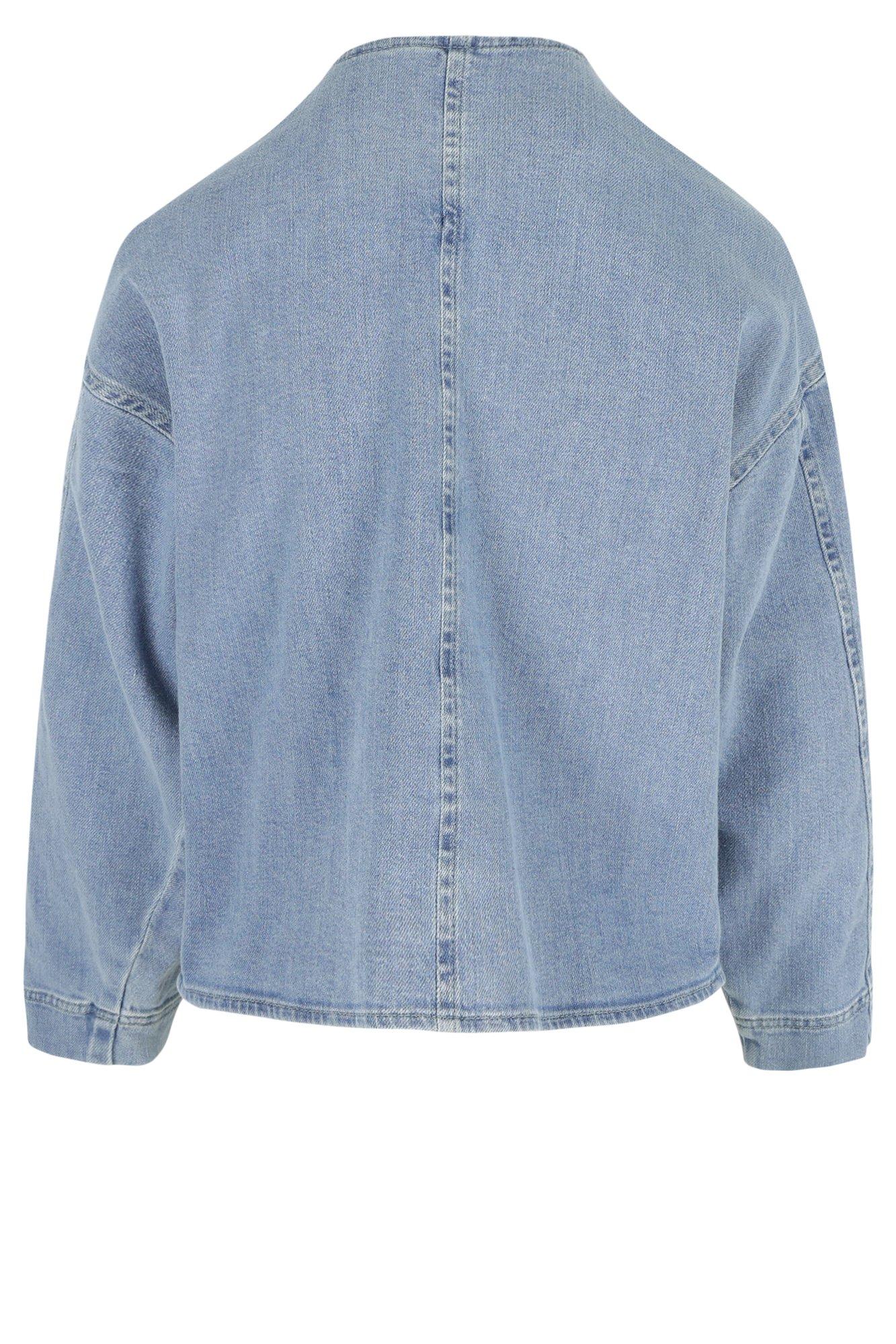 Blazers - Kraagloos jeansjasje