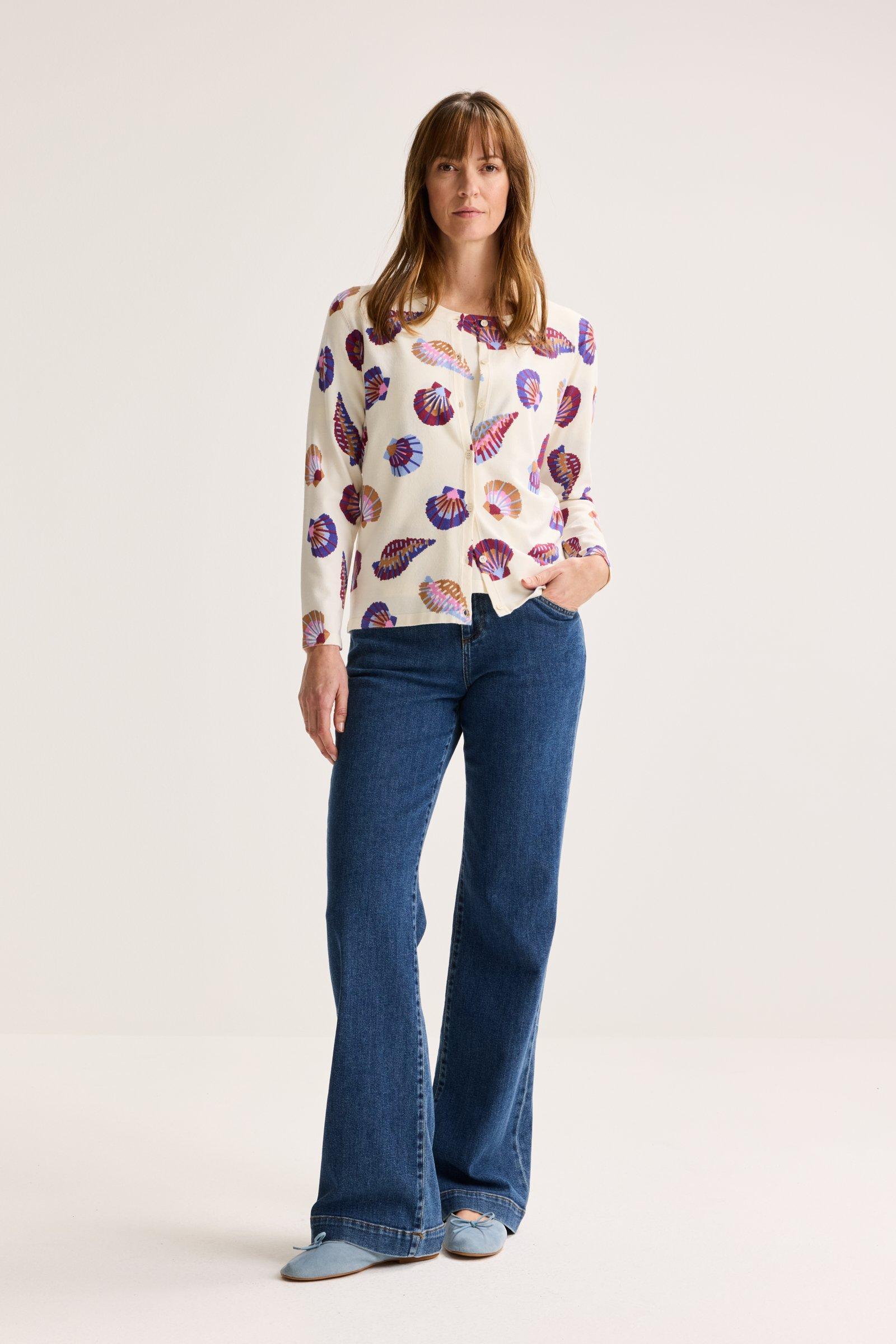Cardigans - Cardigan avec motif coquillages