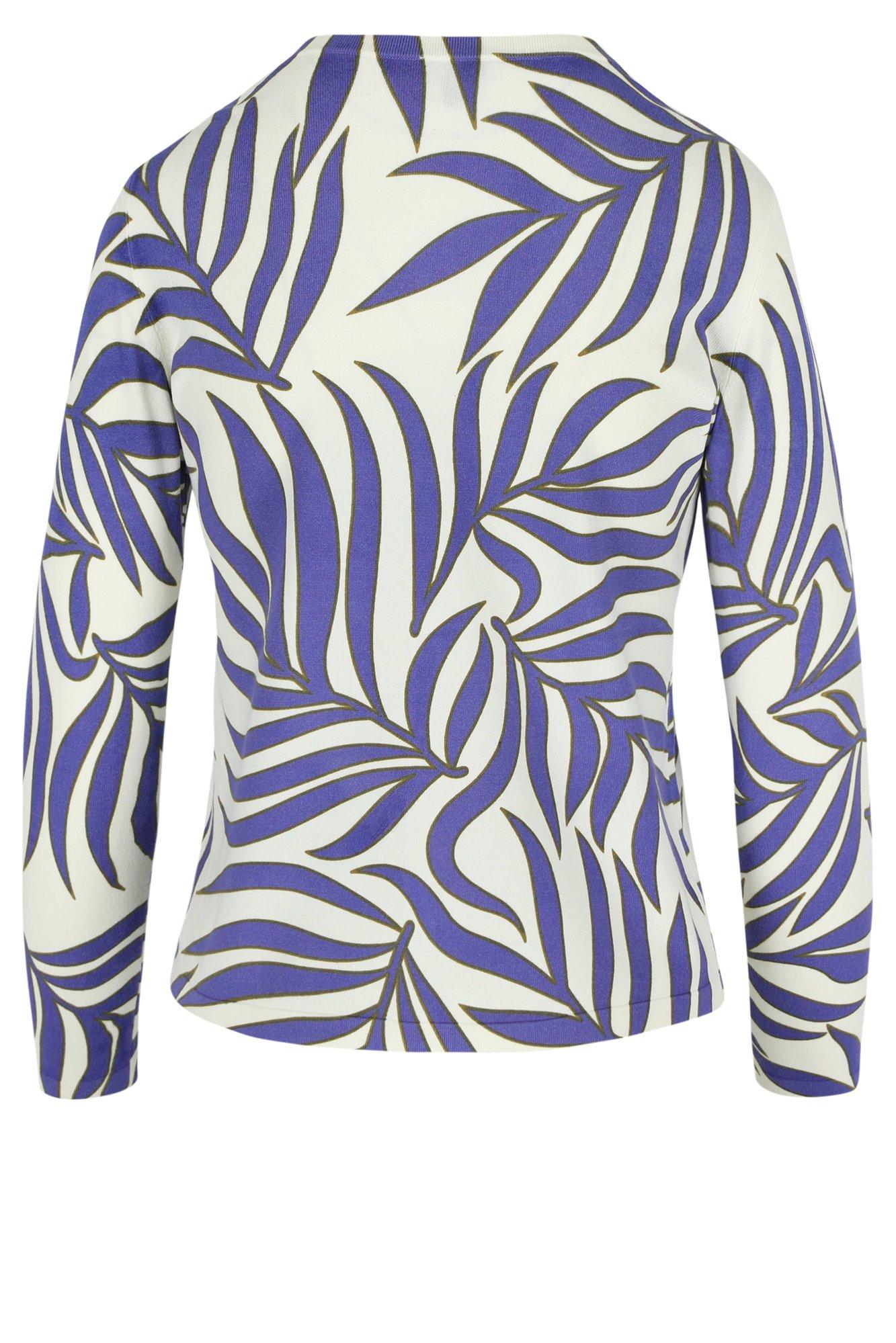 Cardigan - Tweekleurige cardigan met ronde hals