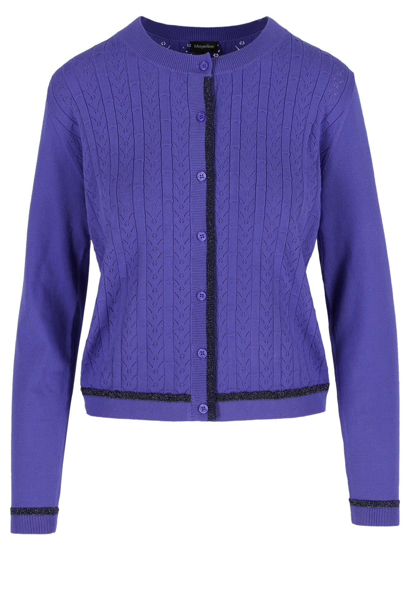 Cardigan - Korte cardigan met kabelmotief