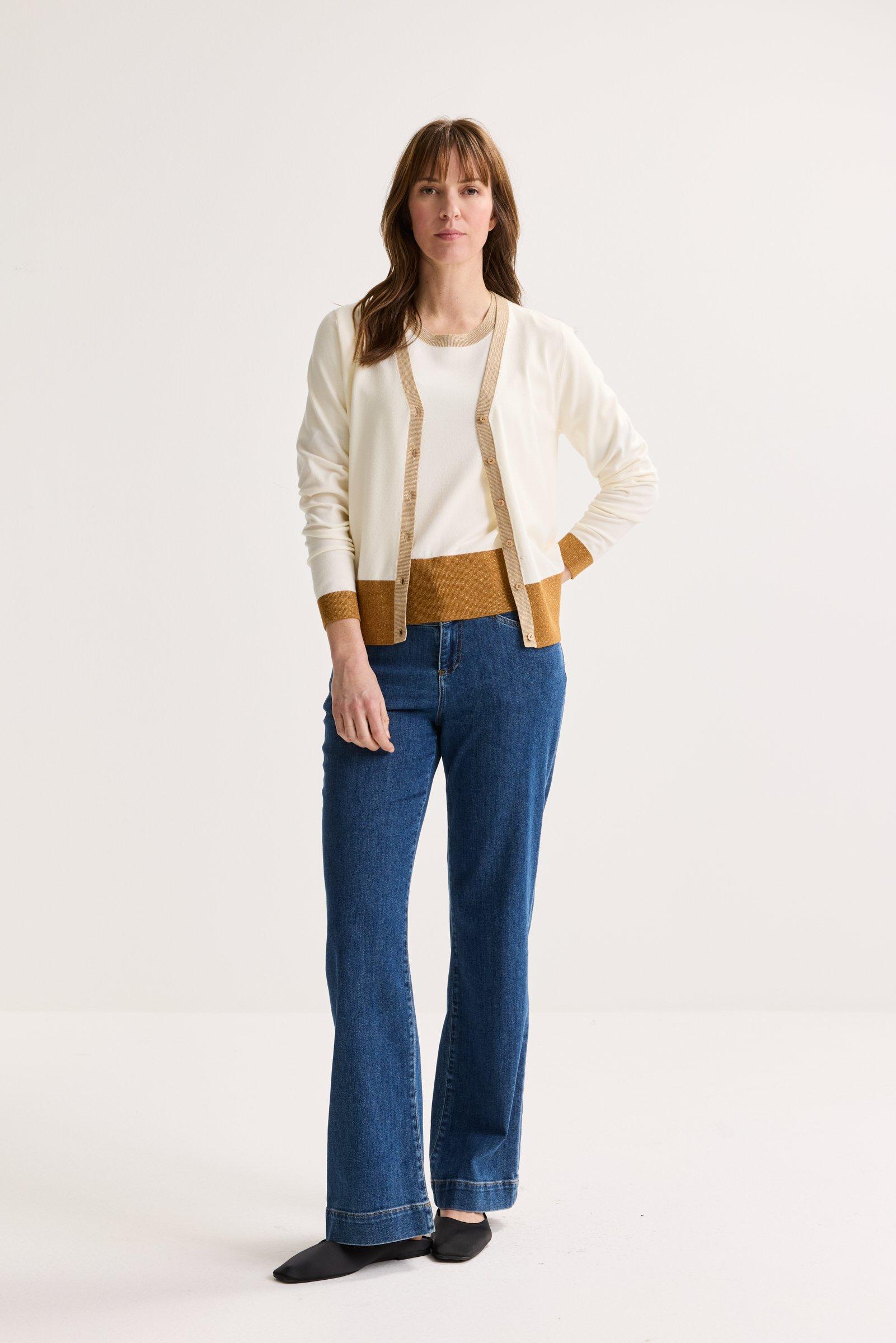 Cardigan - Korte cardigan met V-hals