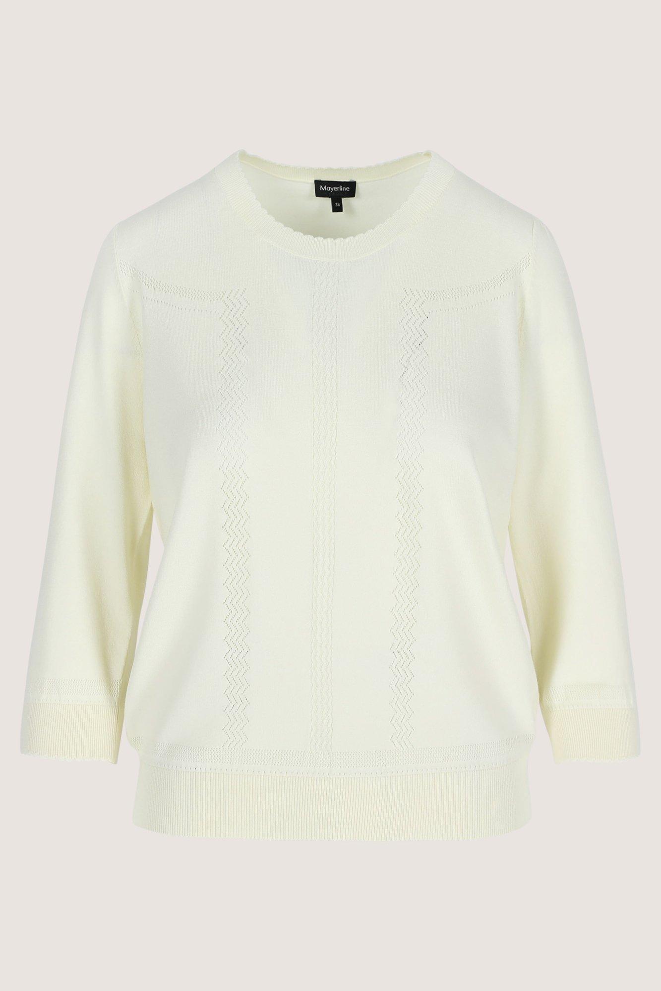Pulls - Pull ajouré fin manches bouffantes