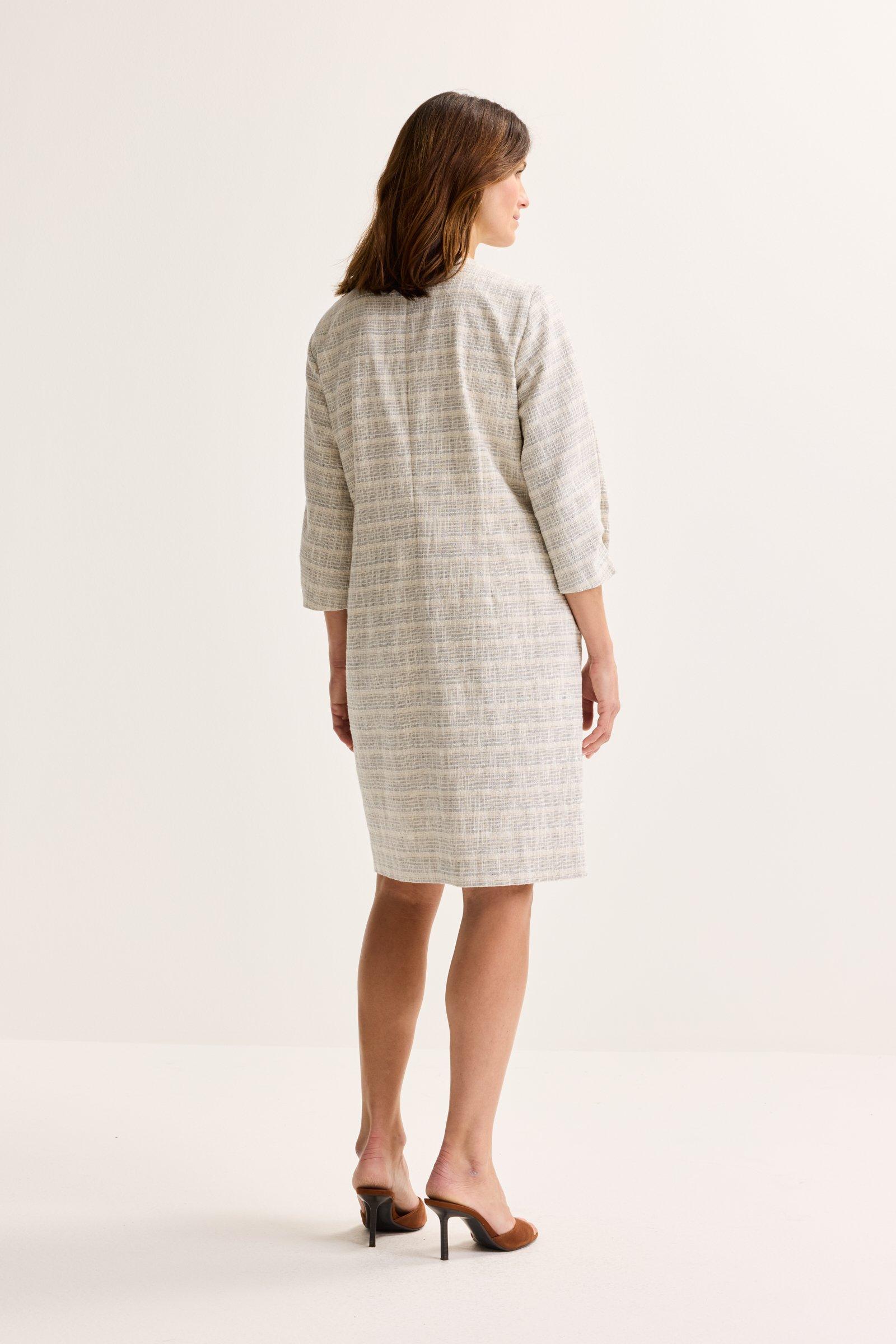 Kleedjes - Rechte jurk in zomertweed