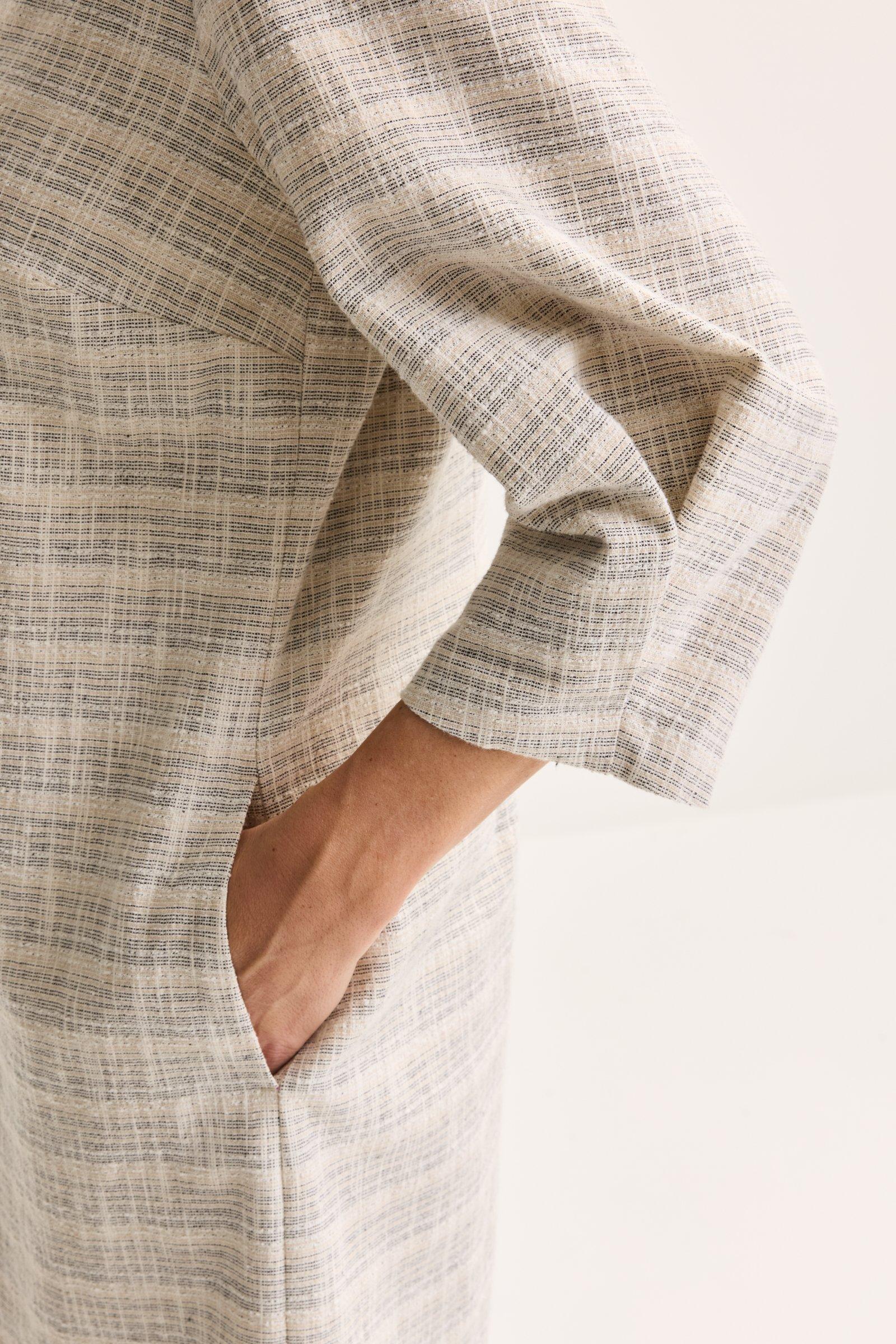 Kleedjes - Rechte jurk in zomertweed