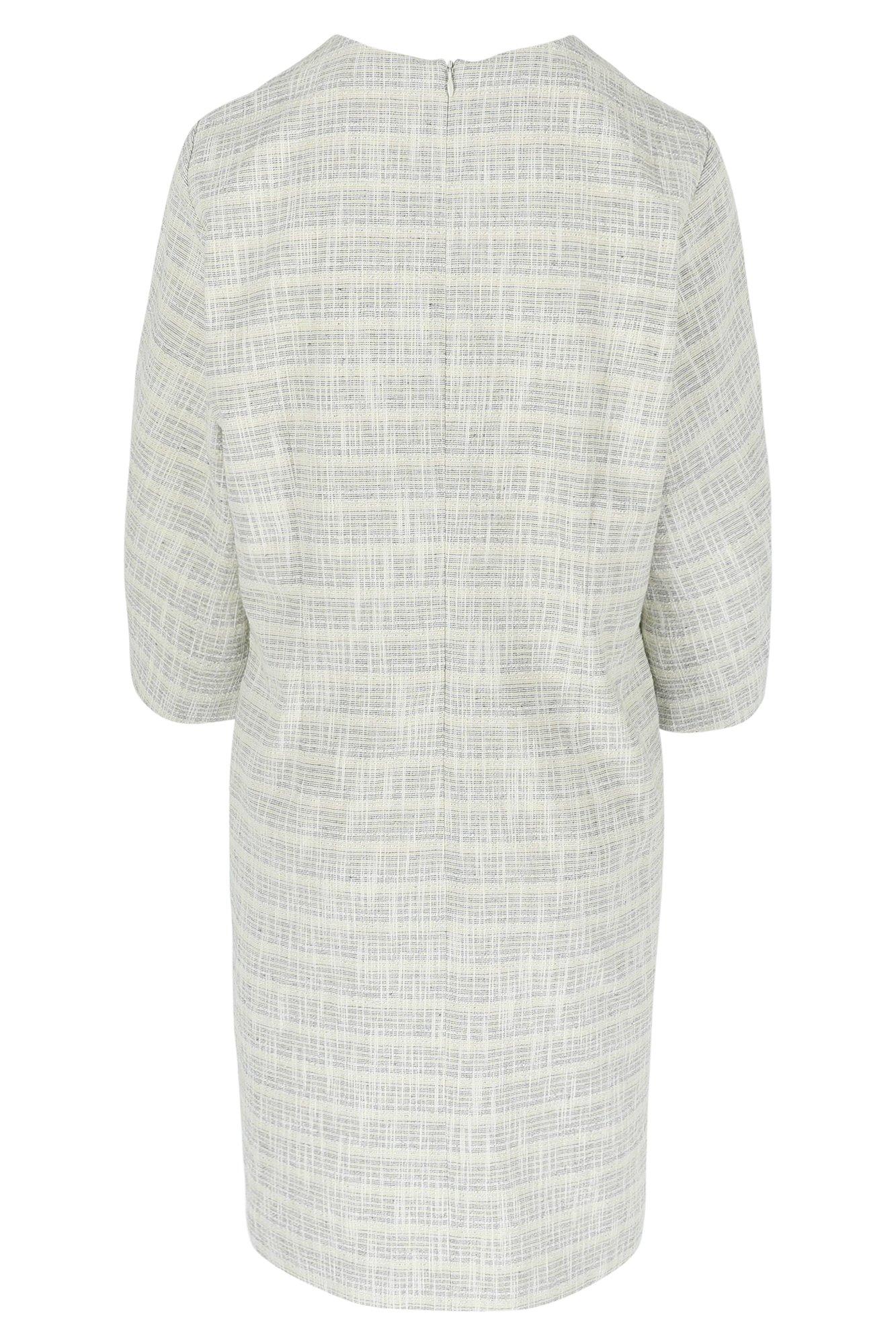 Kleedjes - Rechte jurk in zomertweed