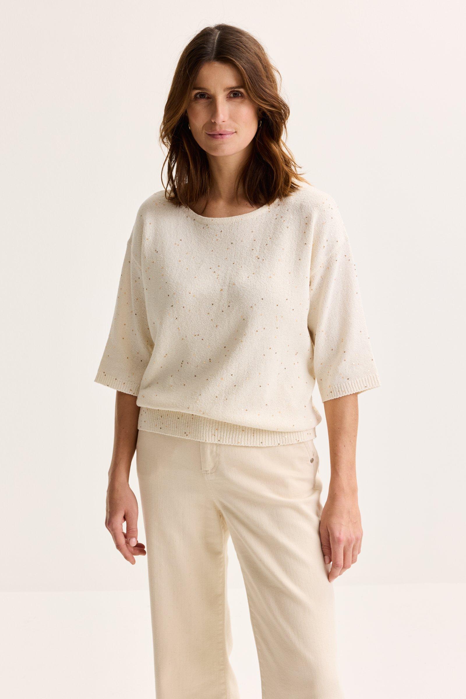 Pull ample à sequins - null - may