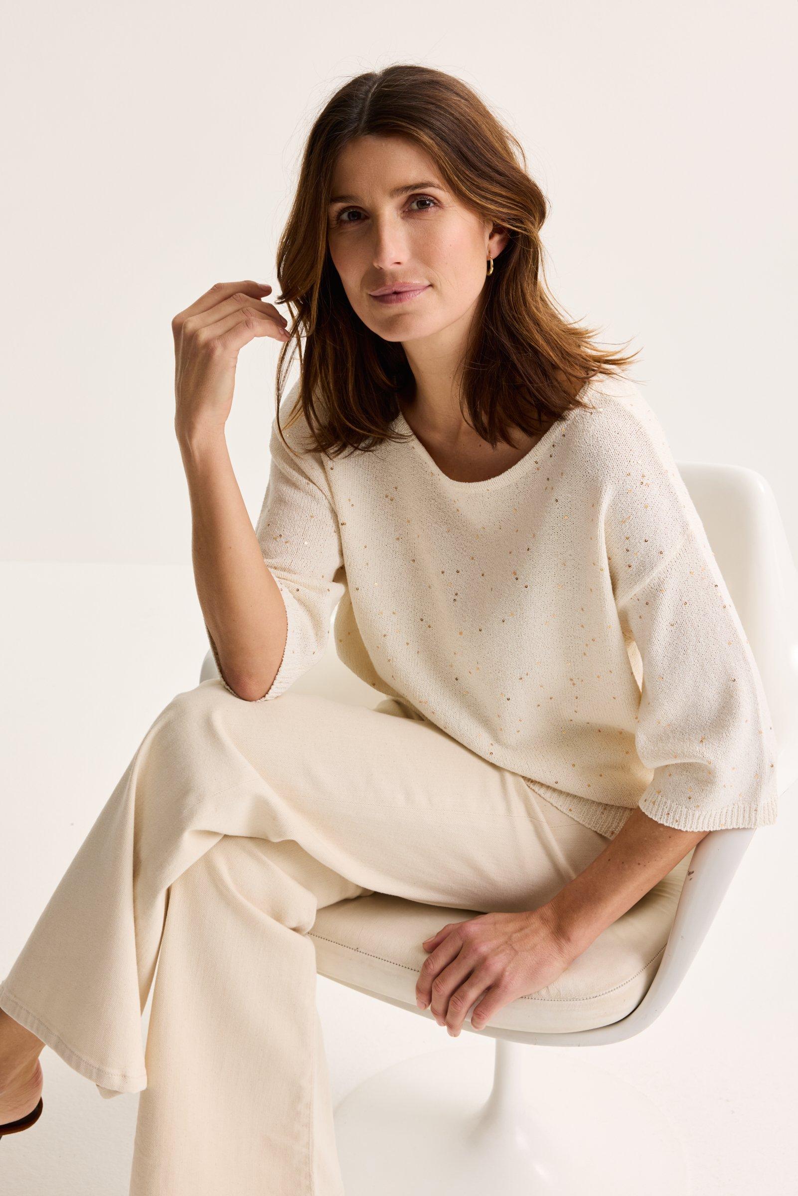 Pulls - Pull ample à sequins