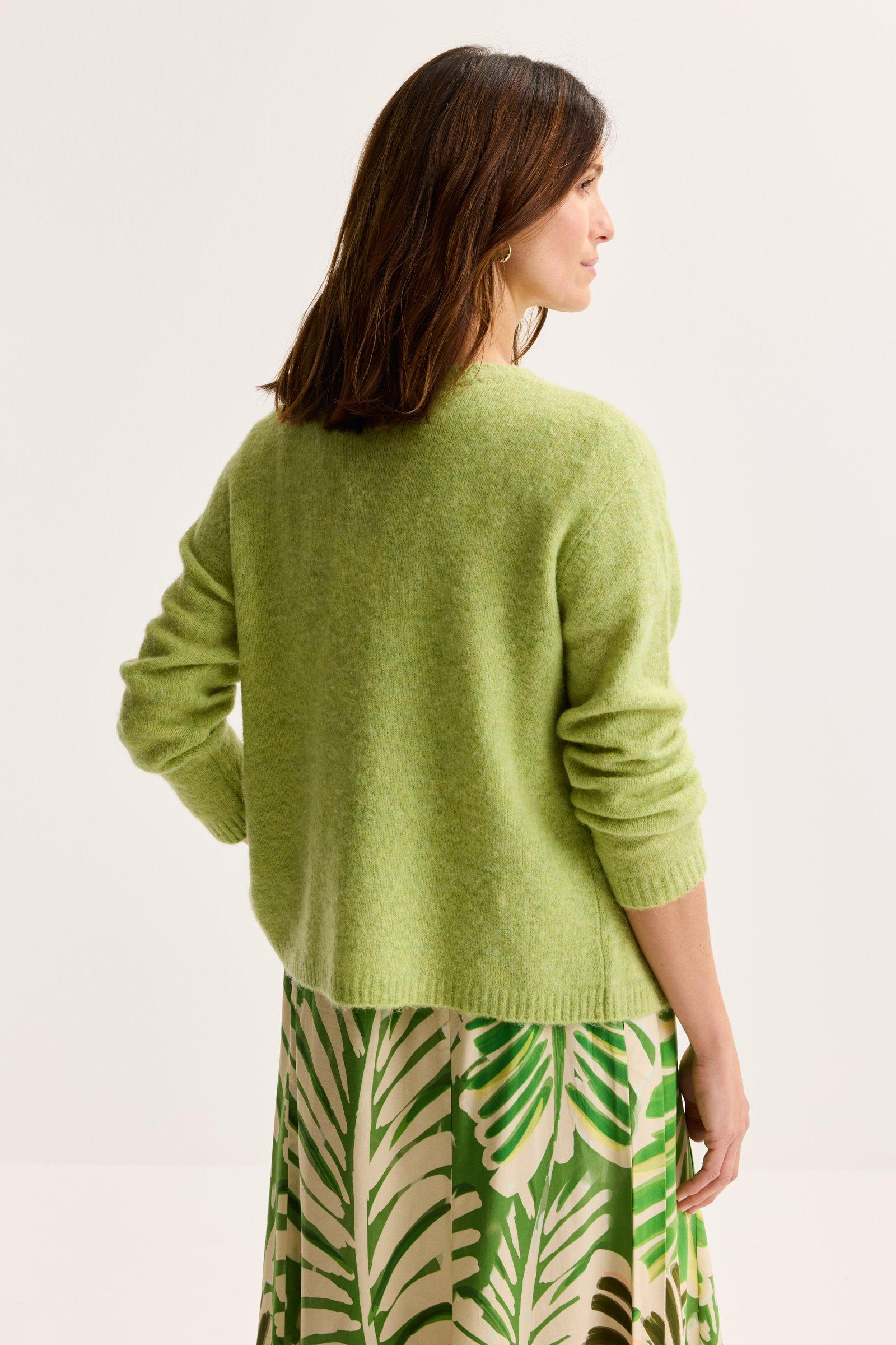Cardigans - Cardigan chiné en mélange alpaga