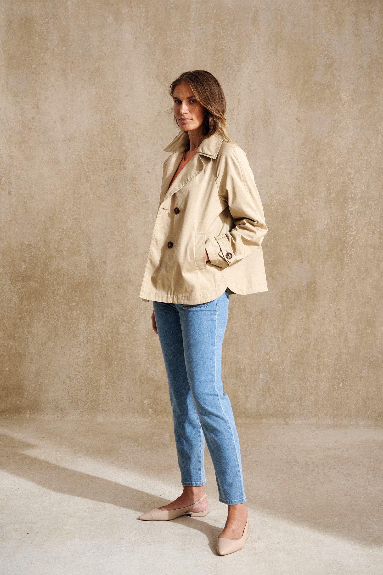 Jassen - Korte trenchcoat
