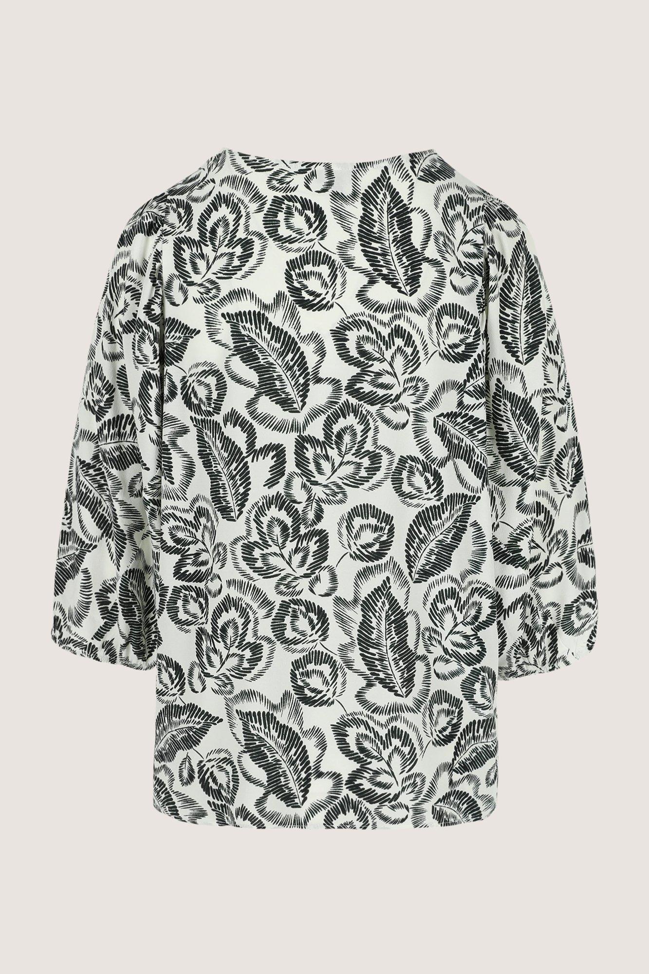 Chemises - Blouse bicolore en crêpe