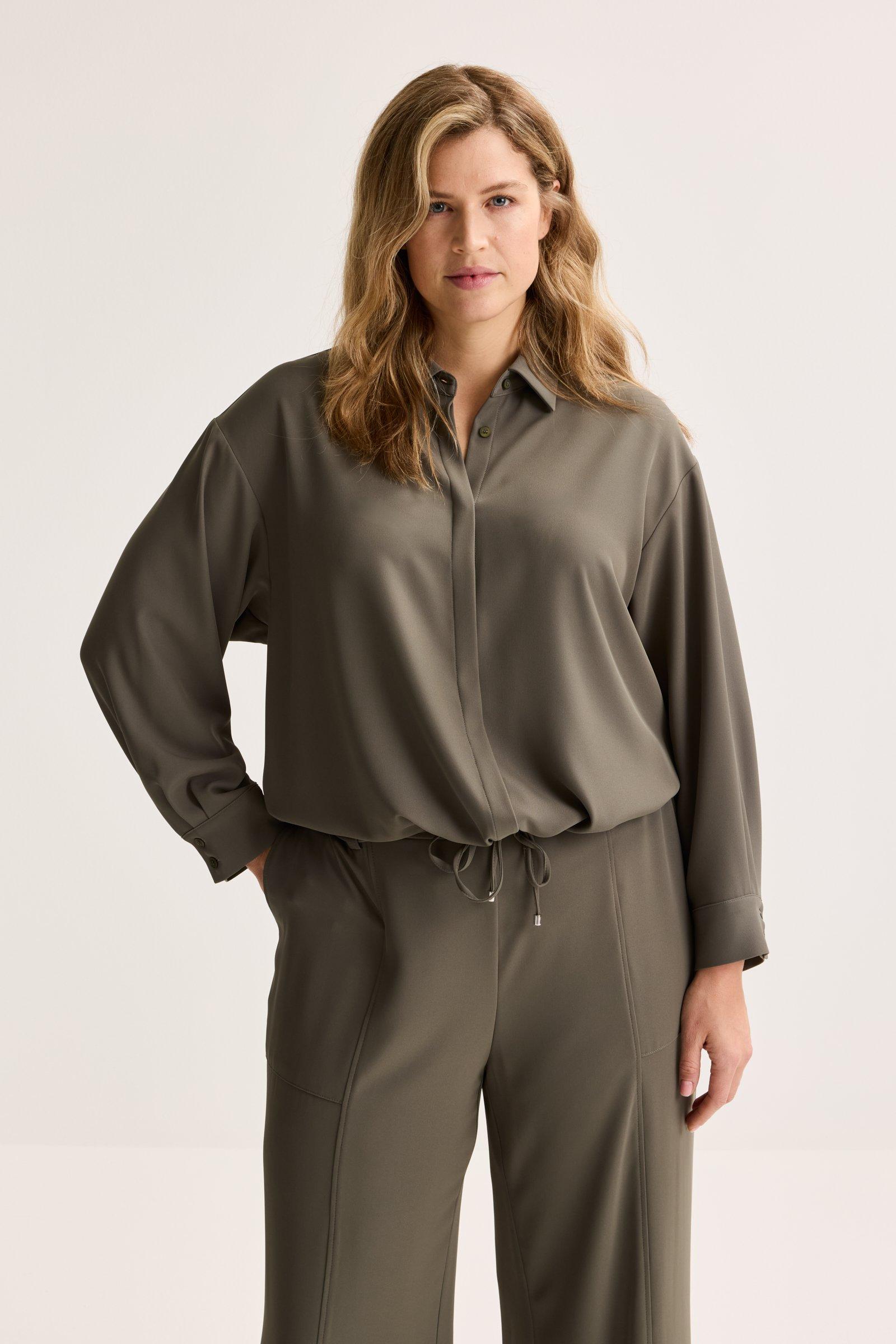 Chemisier avec taille reserrable - null - may