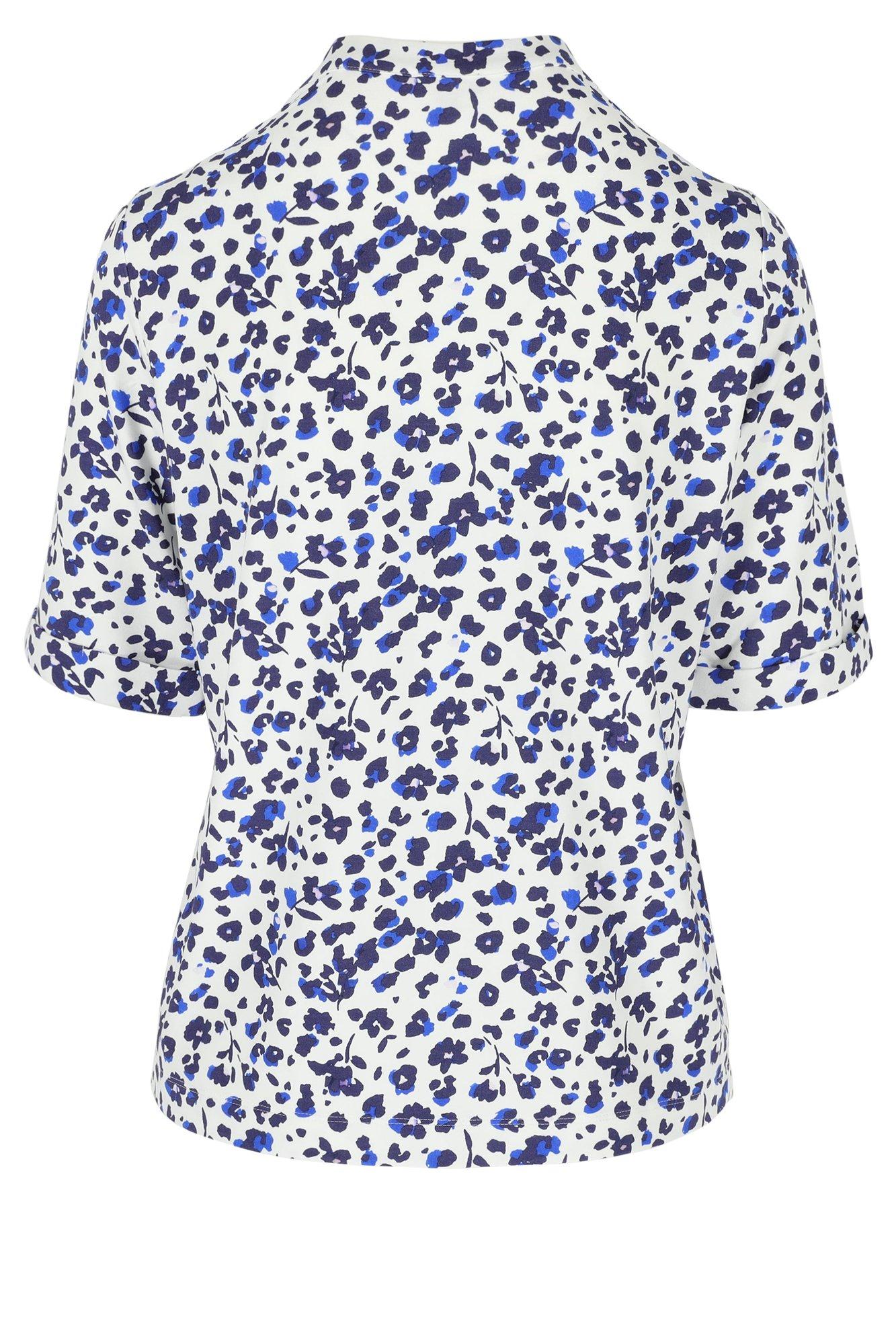 Hemden - Jersey printblouse met korte mouwen