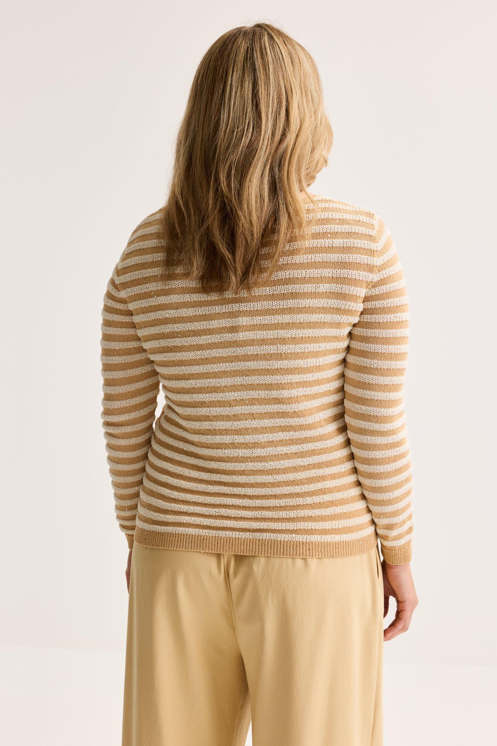 Pulls - Pull rayé pailleté