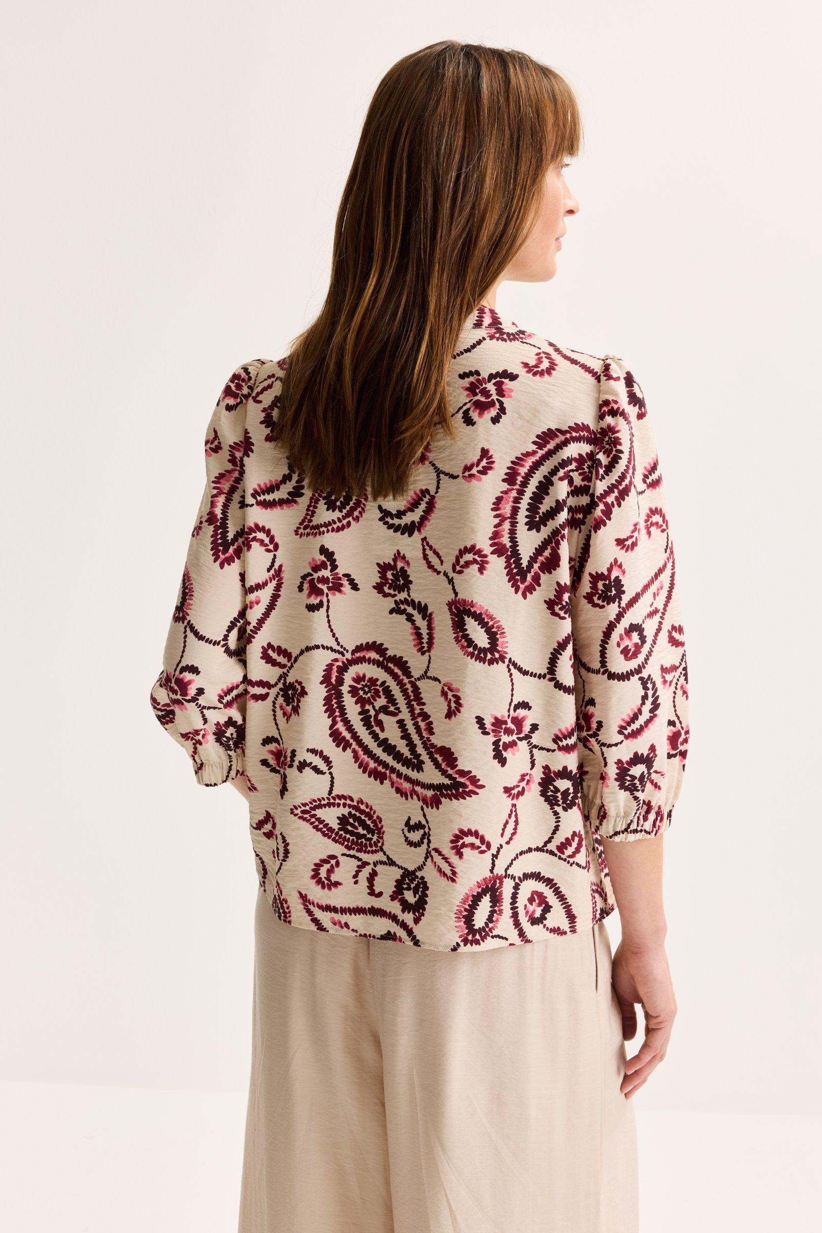 Chemises - Blouse imprimée manches bouffantes