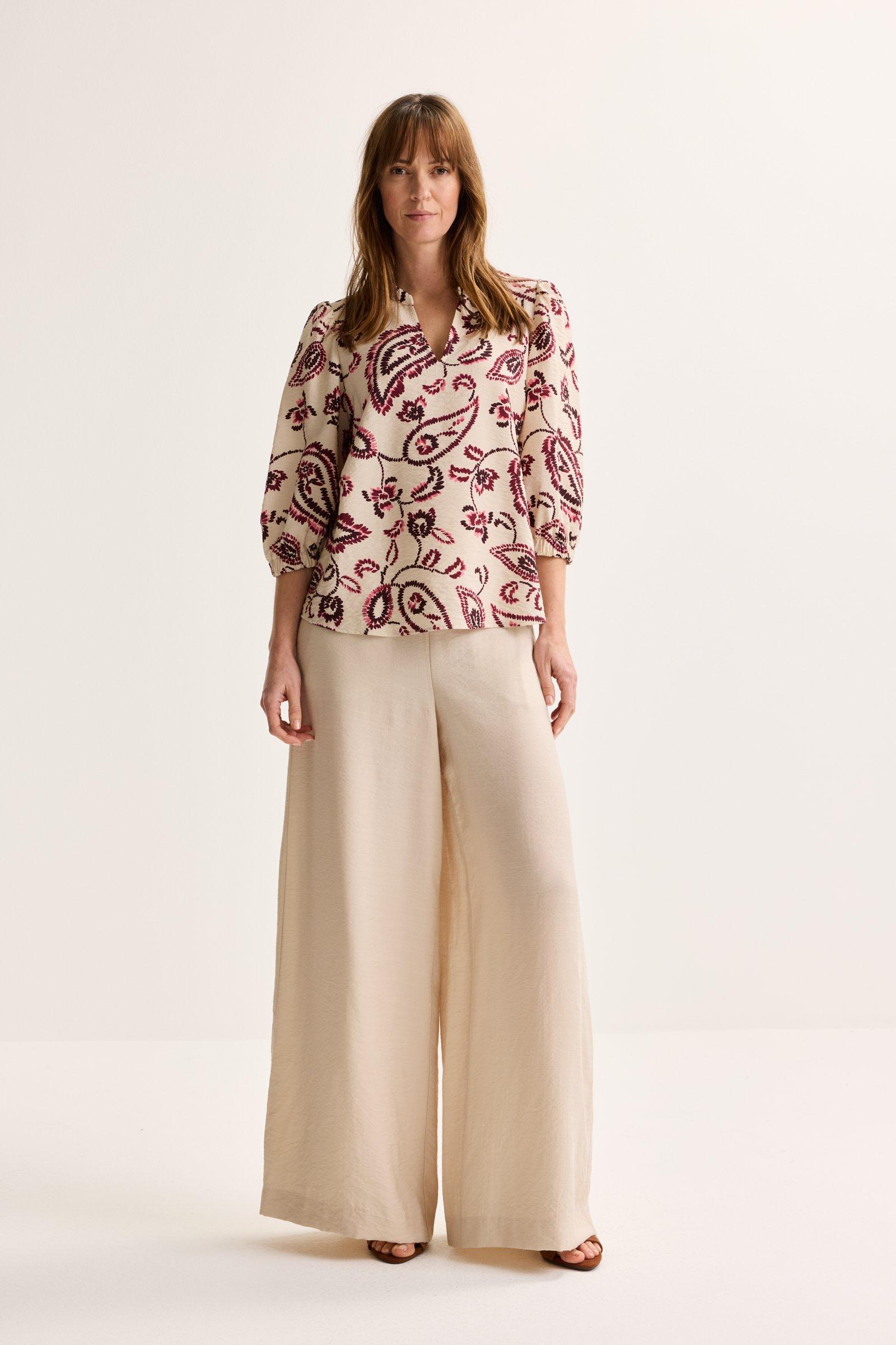 Chemises - Blouse imprimée manches bouffantes