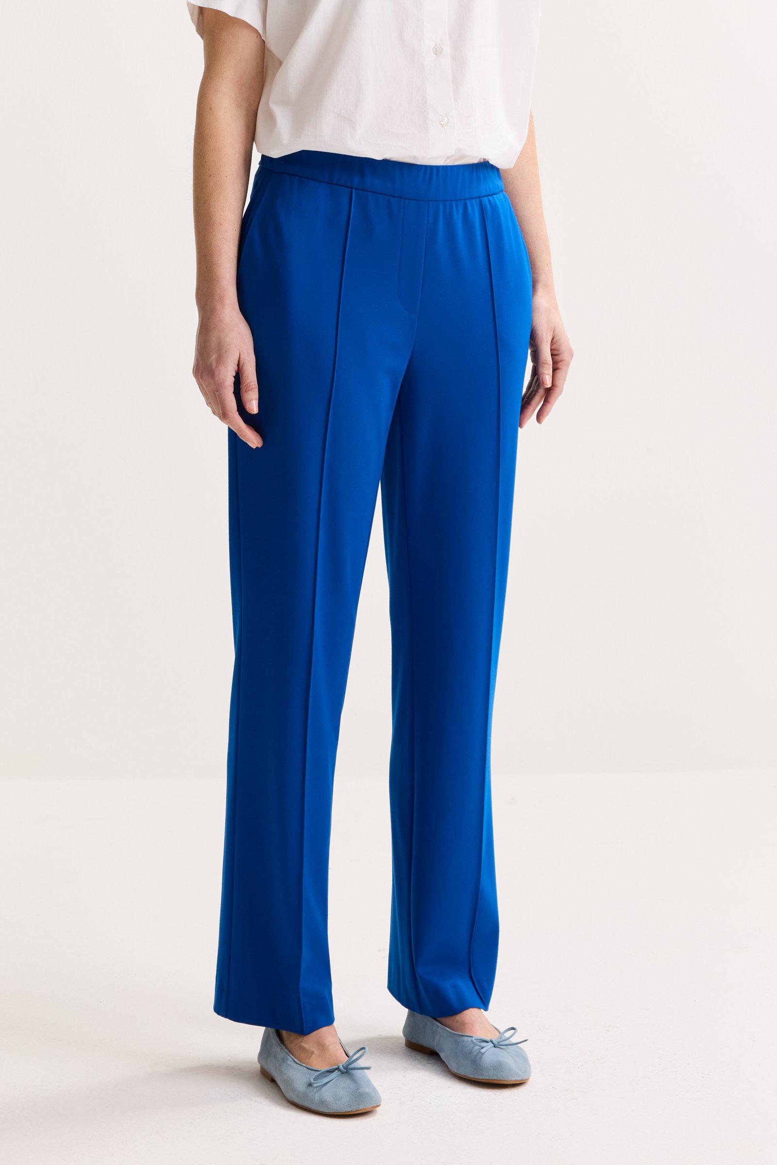 Broeken - Easy care broek in Milano-jersey