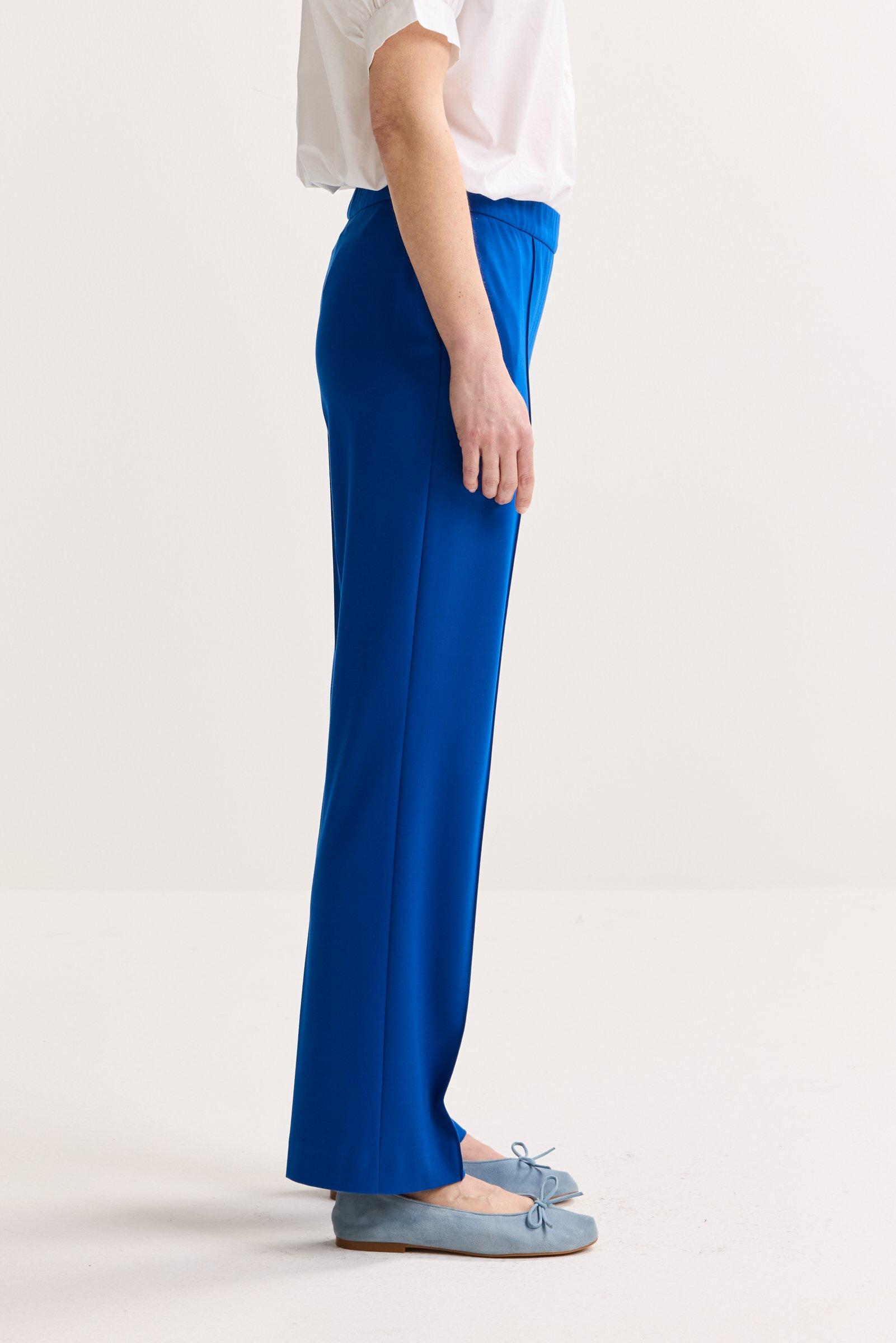 Broeken - Easy care broek in Milano-jersey