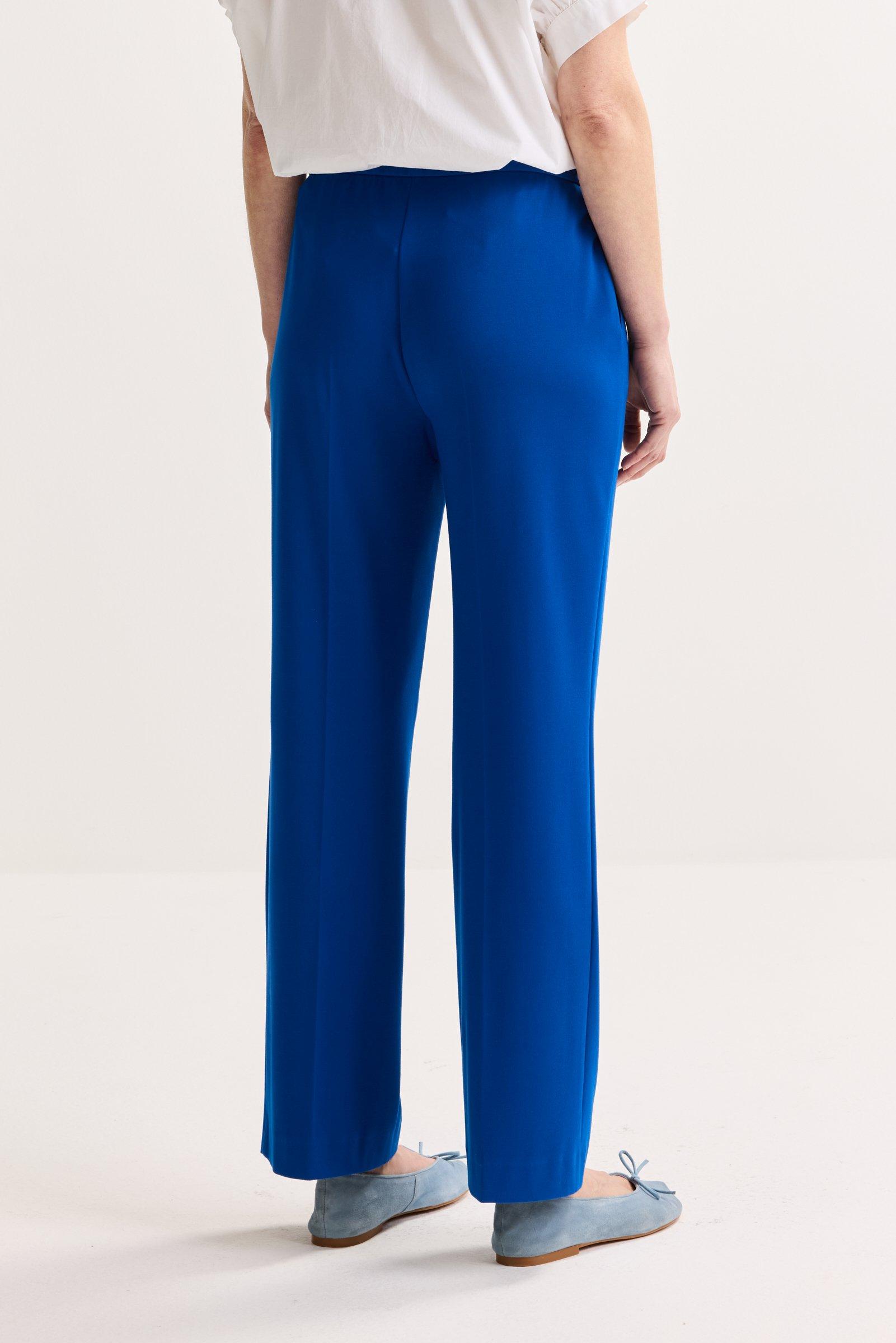 Broeken - Easy care broek in Milano-jersey