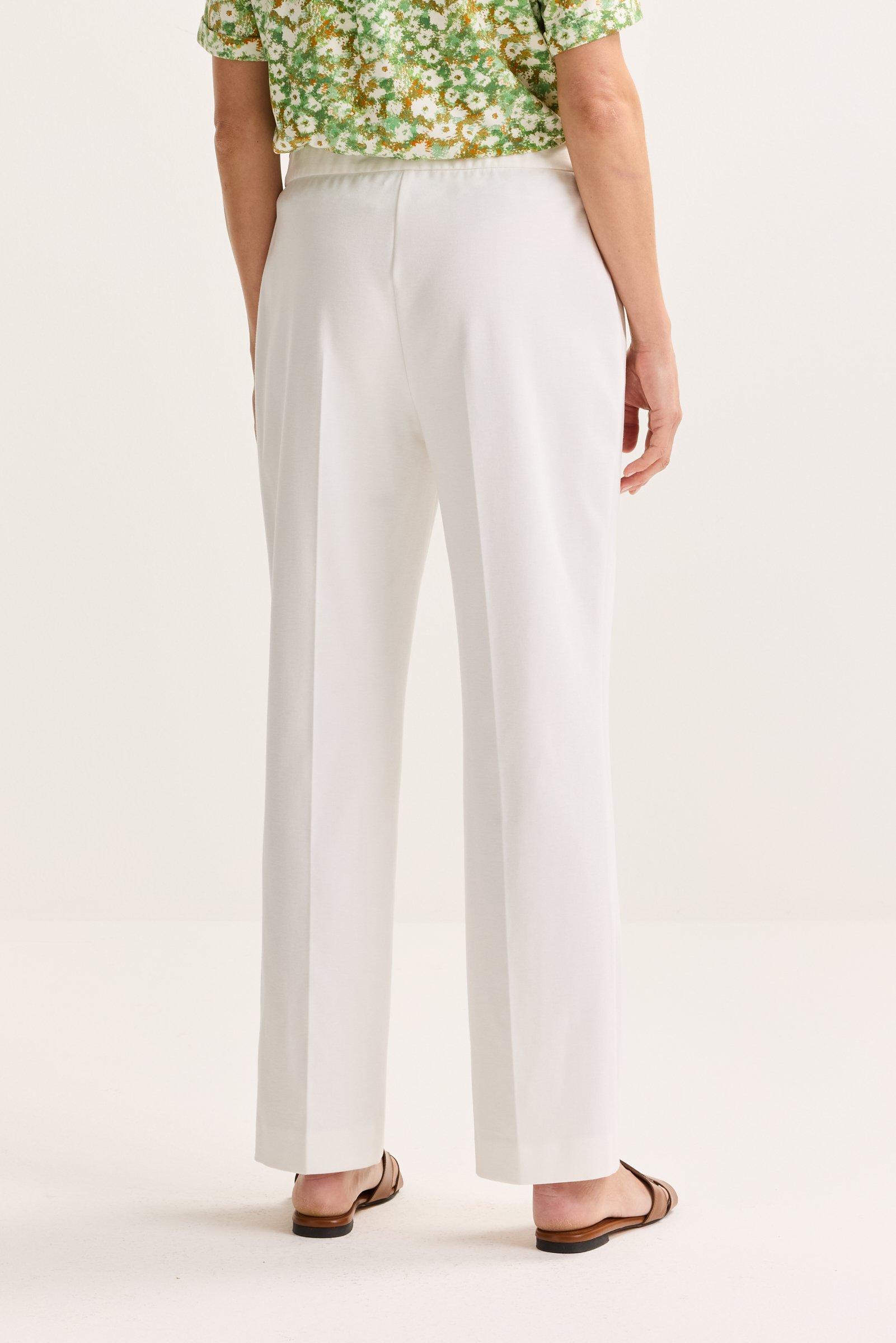 Broeken - Easy care broek in Milano-jersey