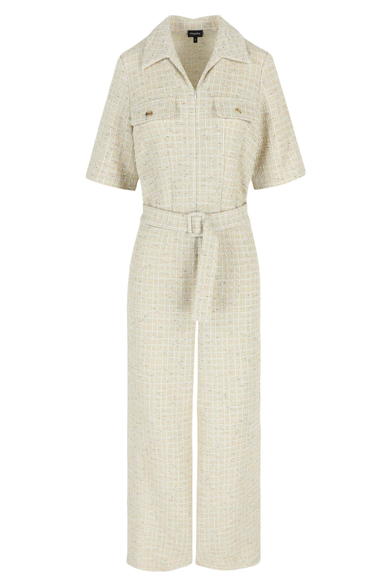 Mayerline Jumpsuit In Elastisch Tweed