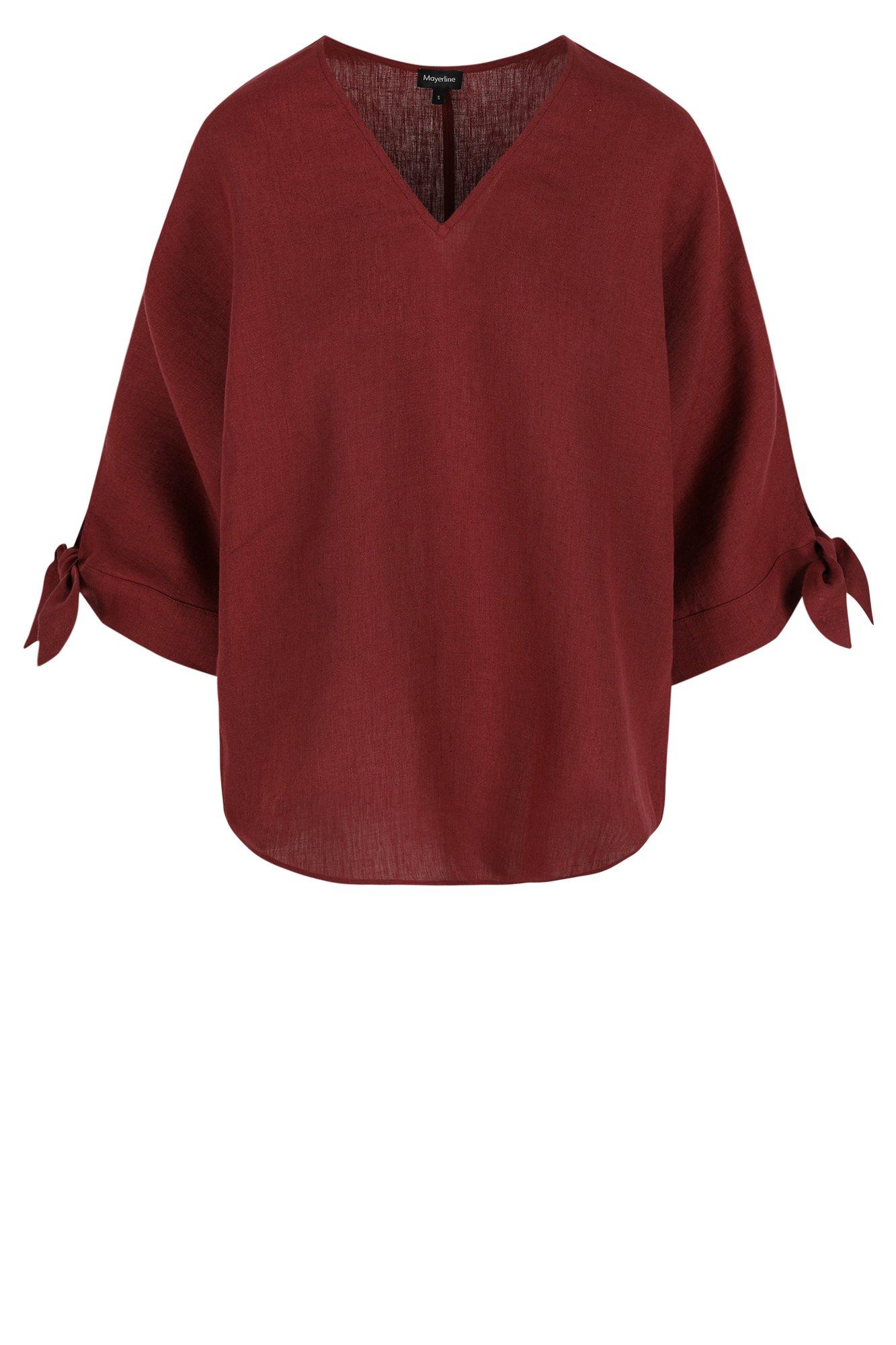 Chemises - Blouse en pur lin col en V