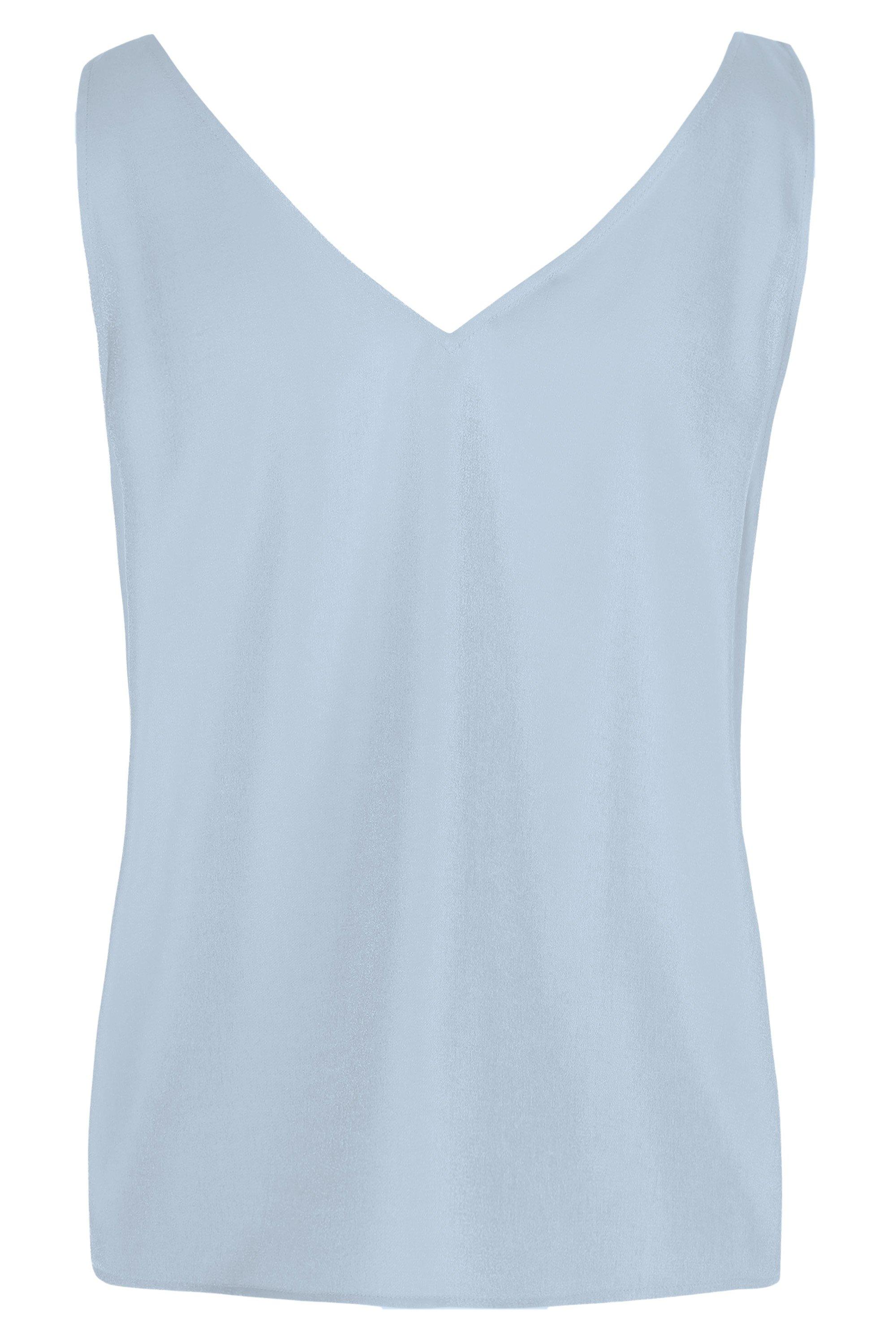 Sweatvest - Top brillant à encolure en V