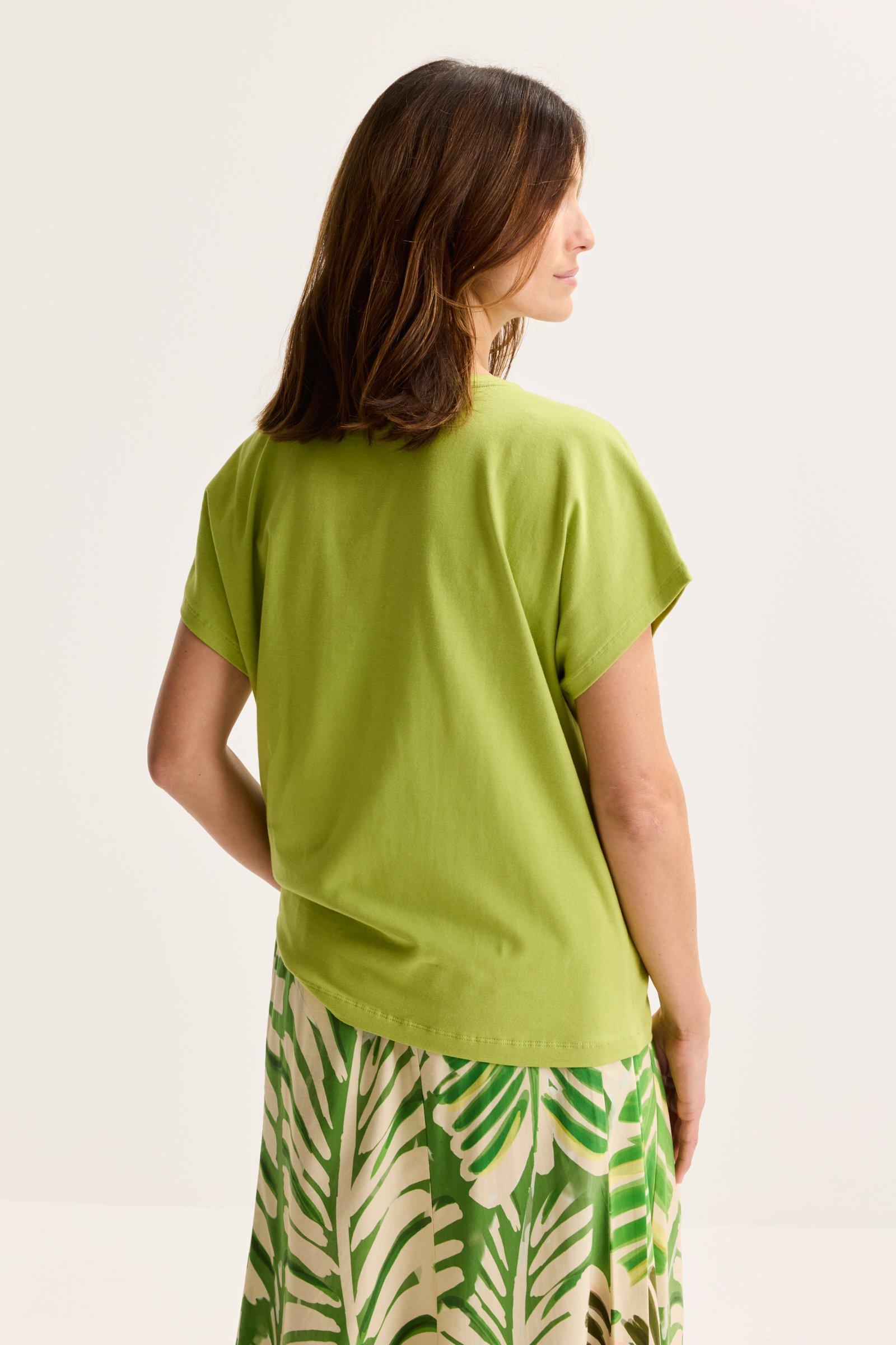 Sweatvest - T-shirt en coton peigné stretch