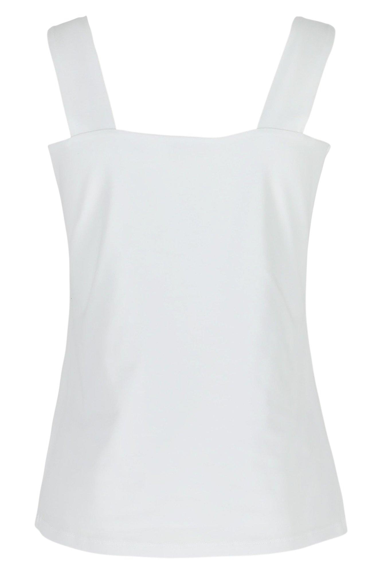 Sweatvest - Jersey top met brede schouderbanden