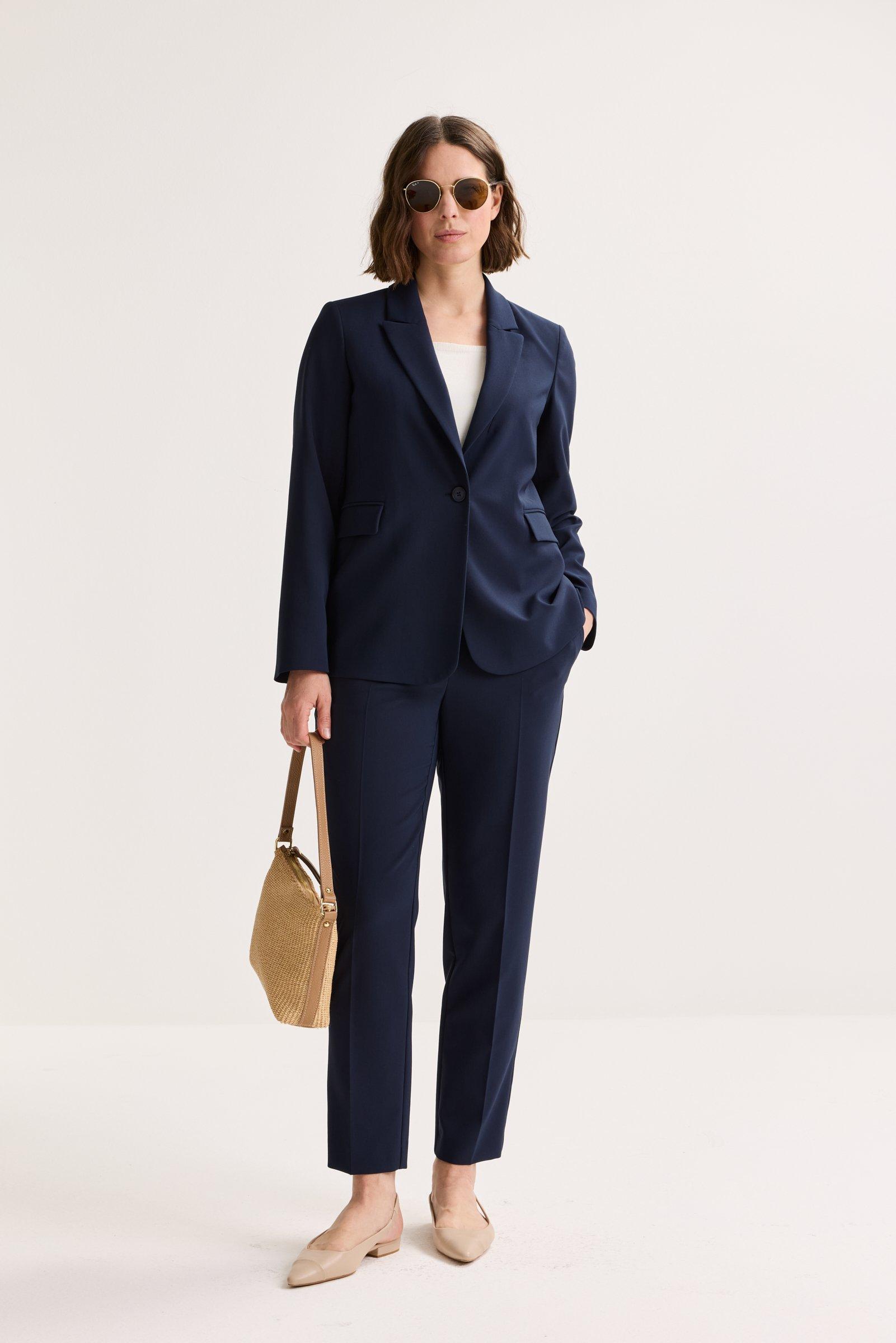Blazers - Lange blazer met stretch
