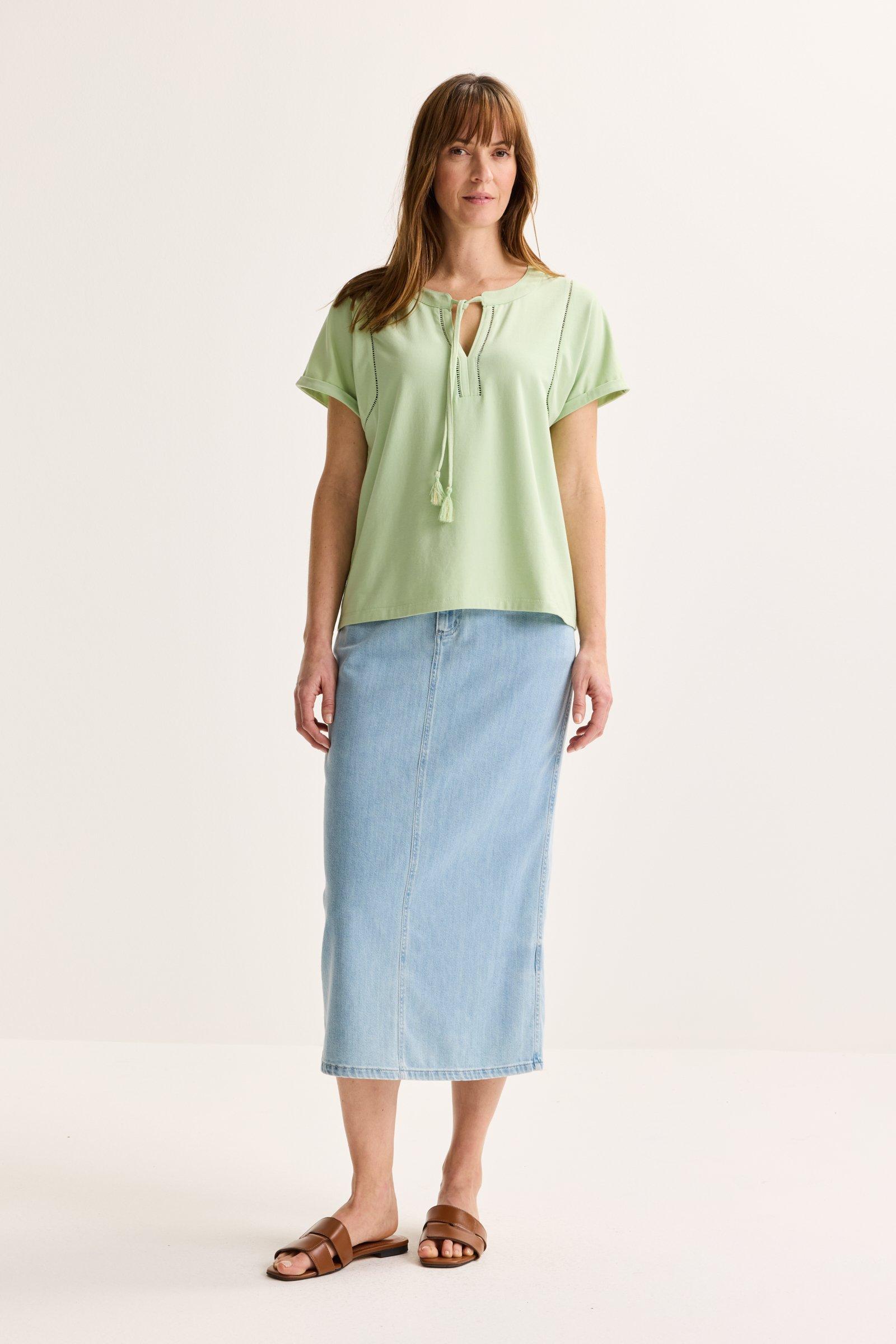 Sweatvest - Blouse en jersey avec point clair