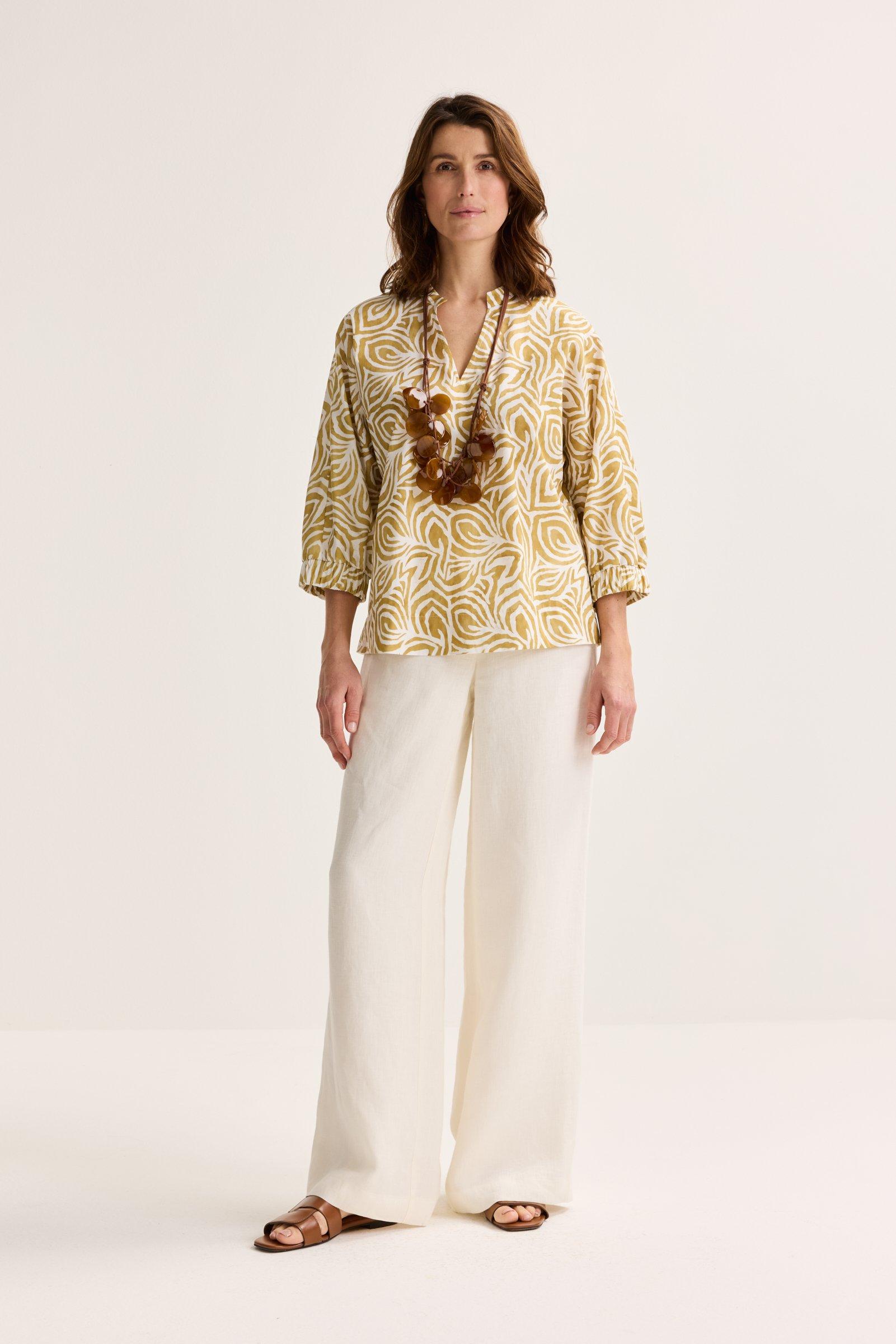 Chemises - Blouse chauve-souris en coton