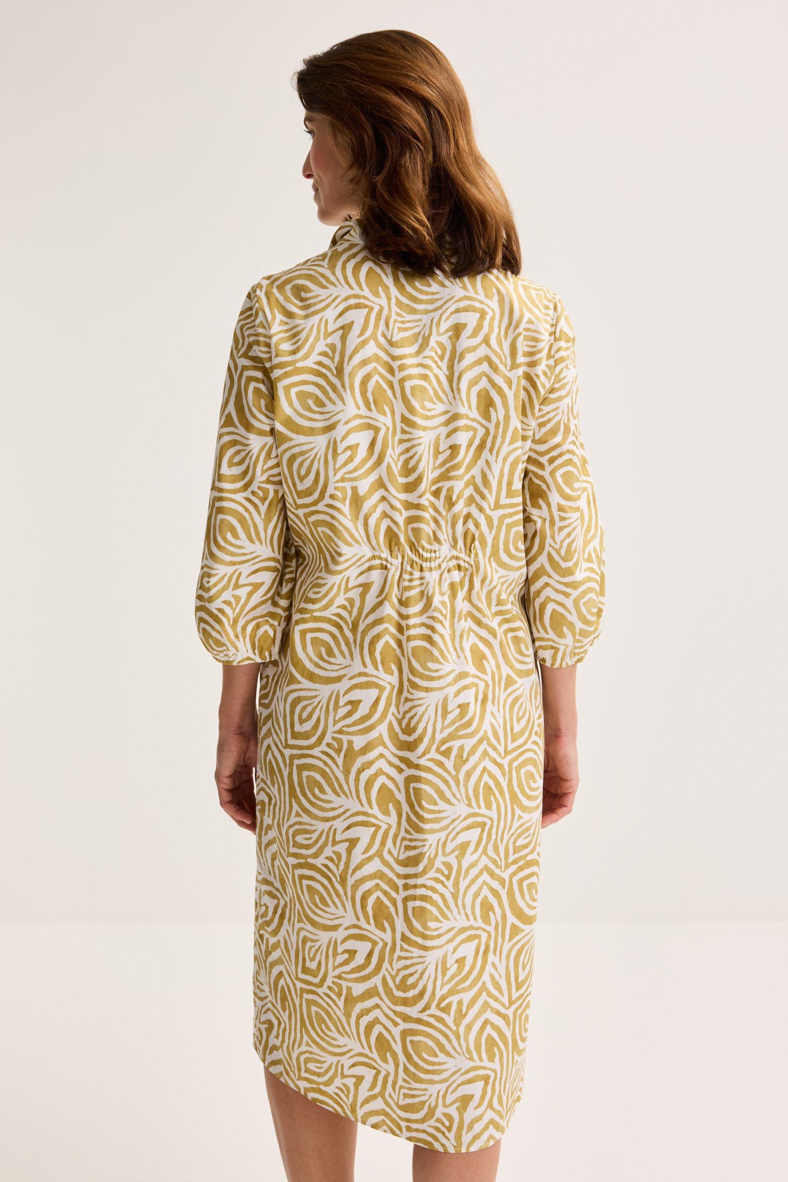 Robes - Robe-chamise en coton à imprimé batik