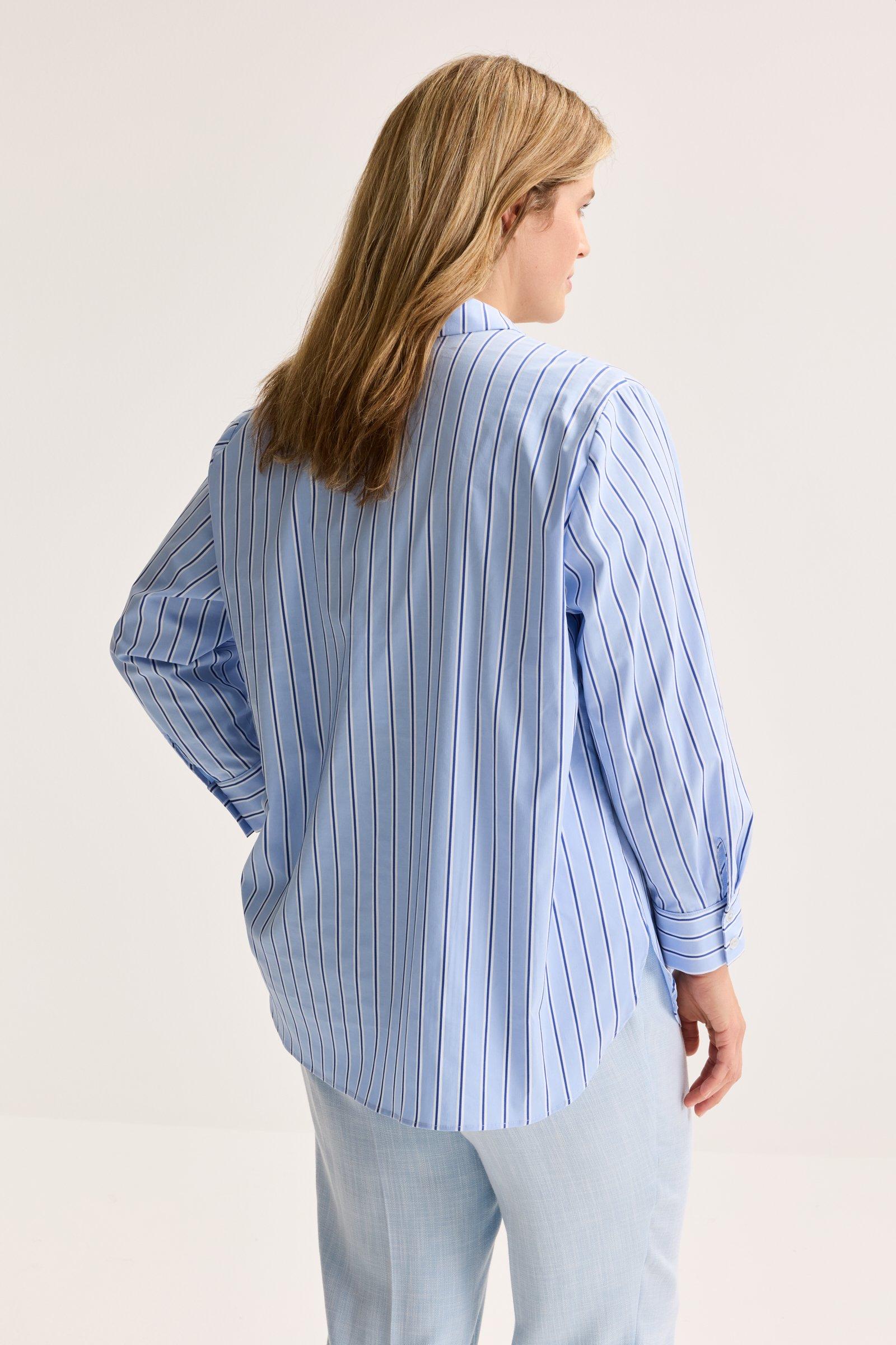 Chemises - Chemisier ray&eacute; en popeline