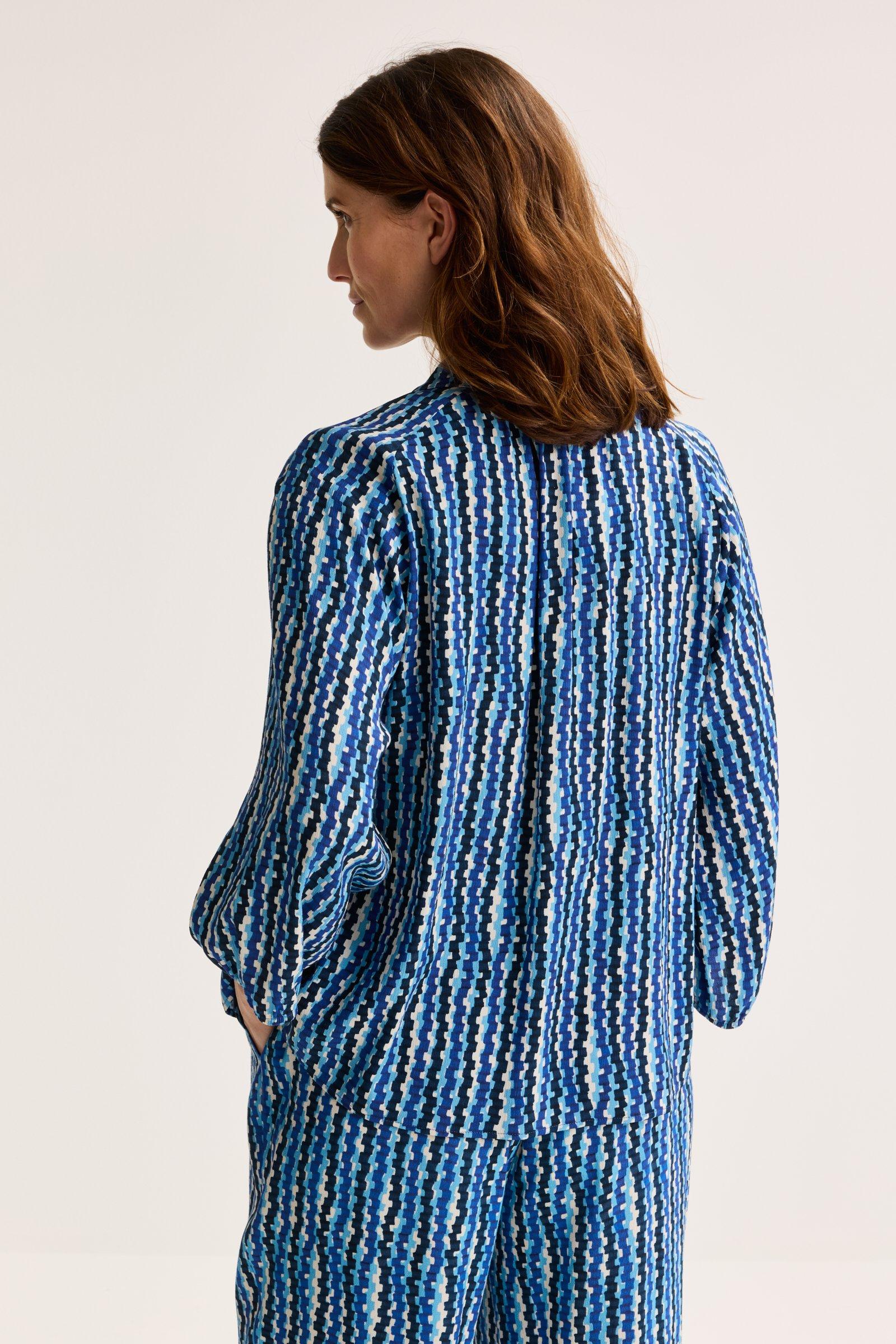 Chemises - Blouse ample imprimée en crêpe