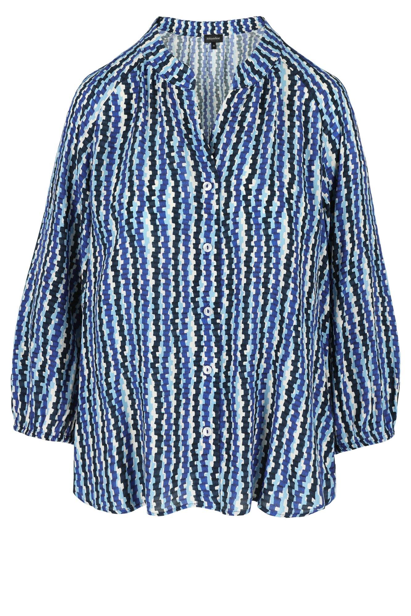 Chemises - Blouse ample imprimée en crêpe